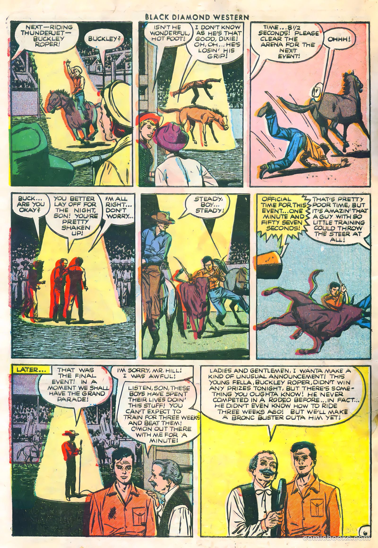 Black Diamond Western #45 (1953) — page 30 of 36
