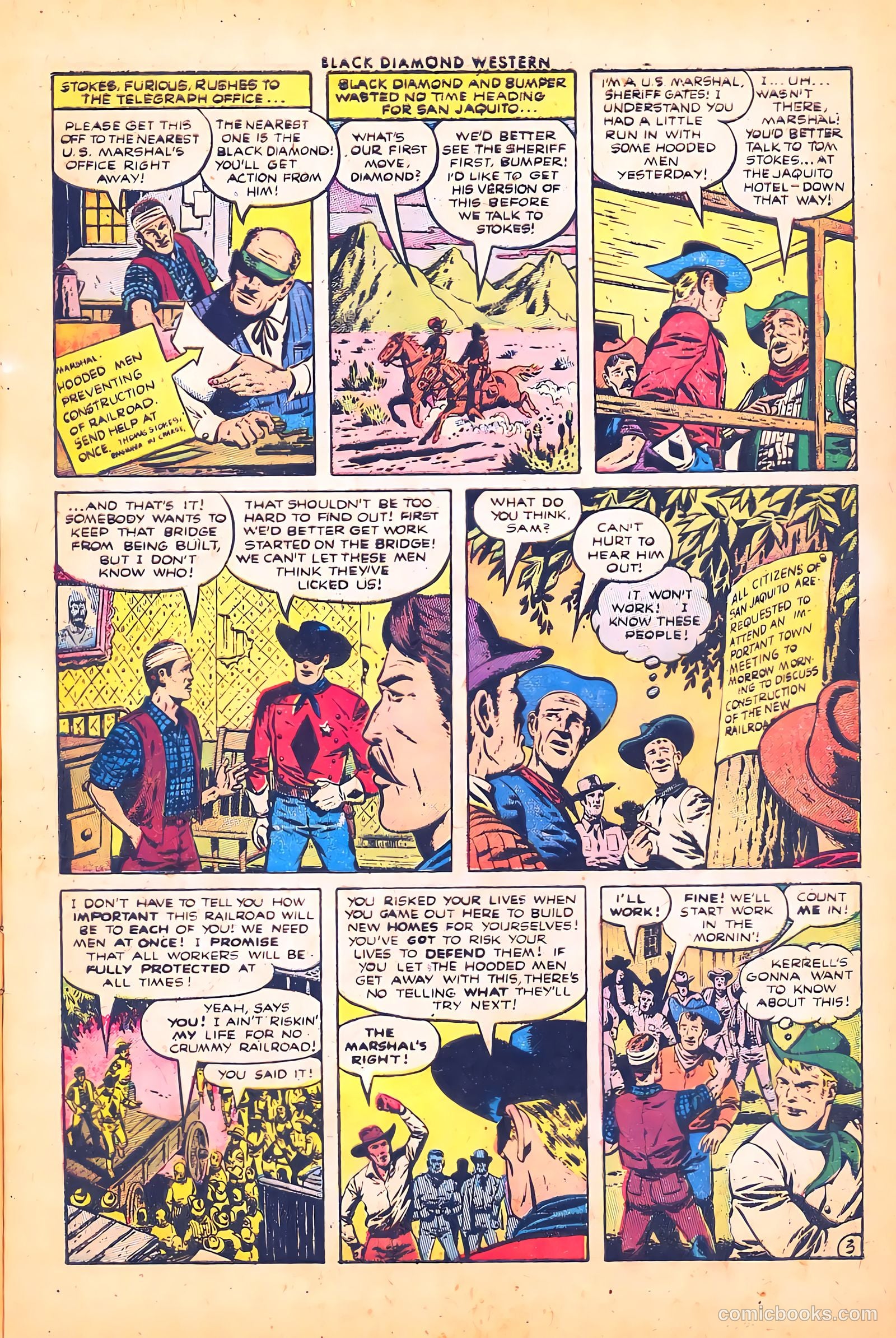 Black Diamond Western #46 (1953) — page 5 of 36
