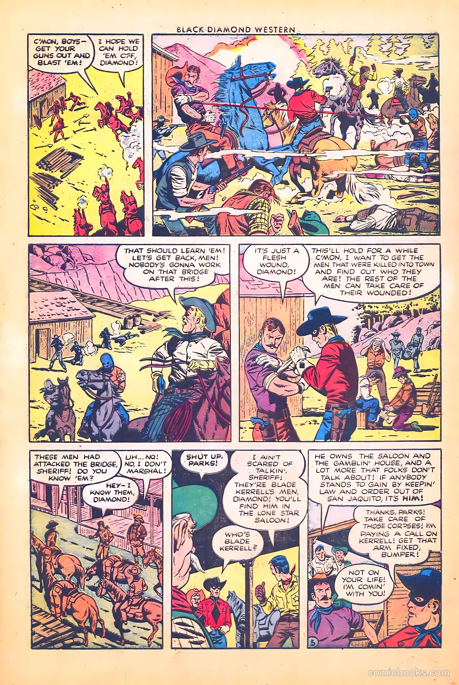 Black Diamond Western #46 (1953) — page 7 of 36