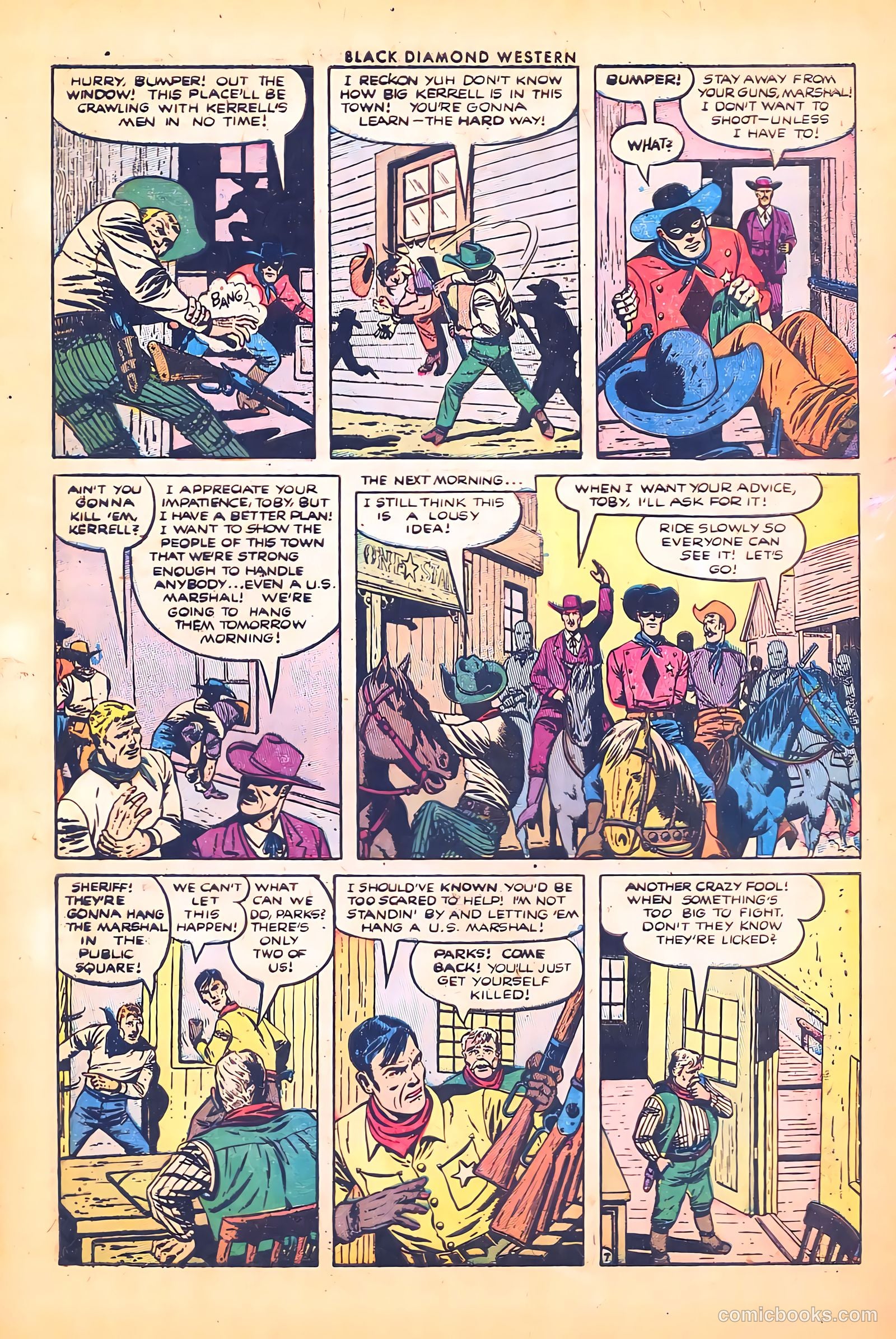 Black Diamond Western #46 (1953) — page 9 of 36