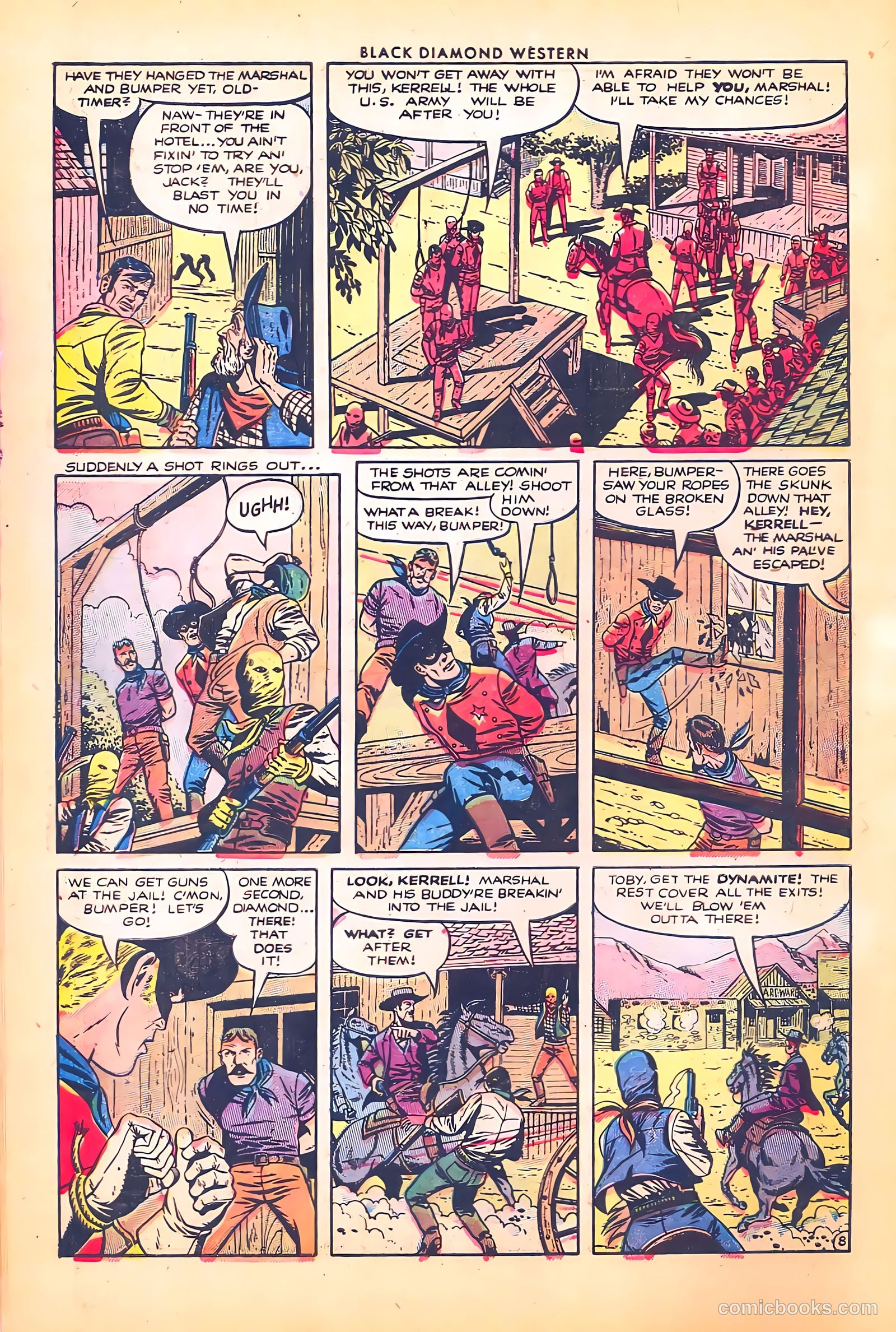 Black Diamond Western #46 (1953) — page 10 of 36