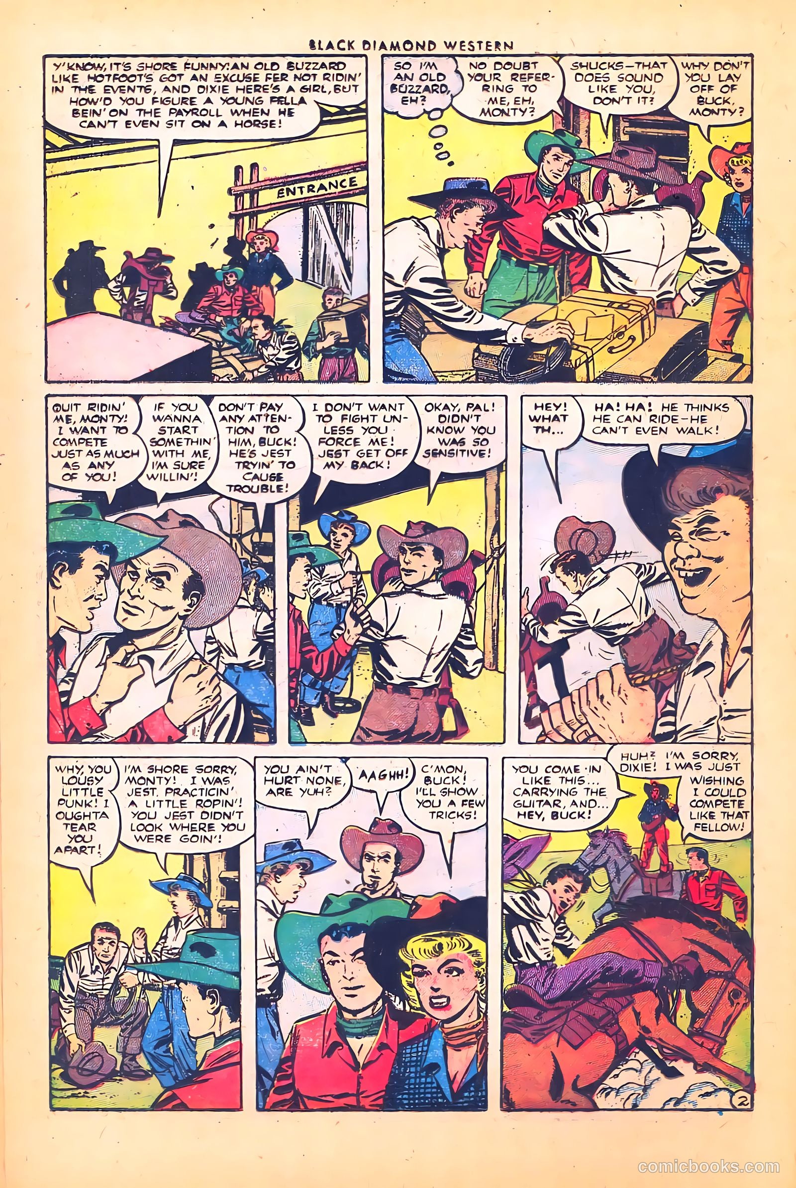 Black Diamond Western #46 (1953) — page 16 of 36