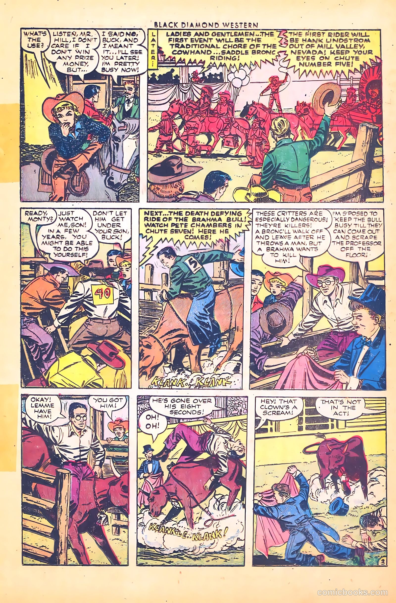 Black Diamond Western #46 (1953) — page 17 of 36
