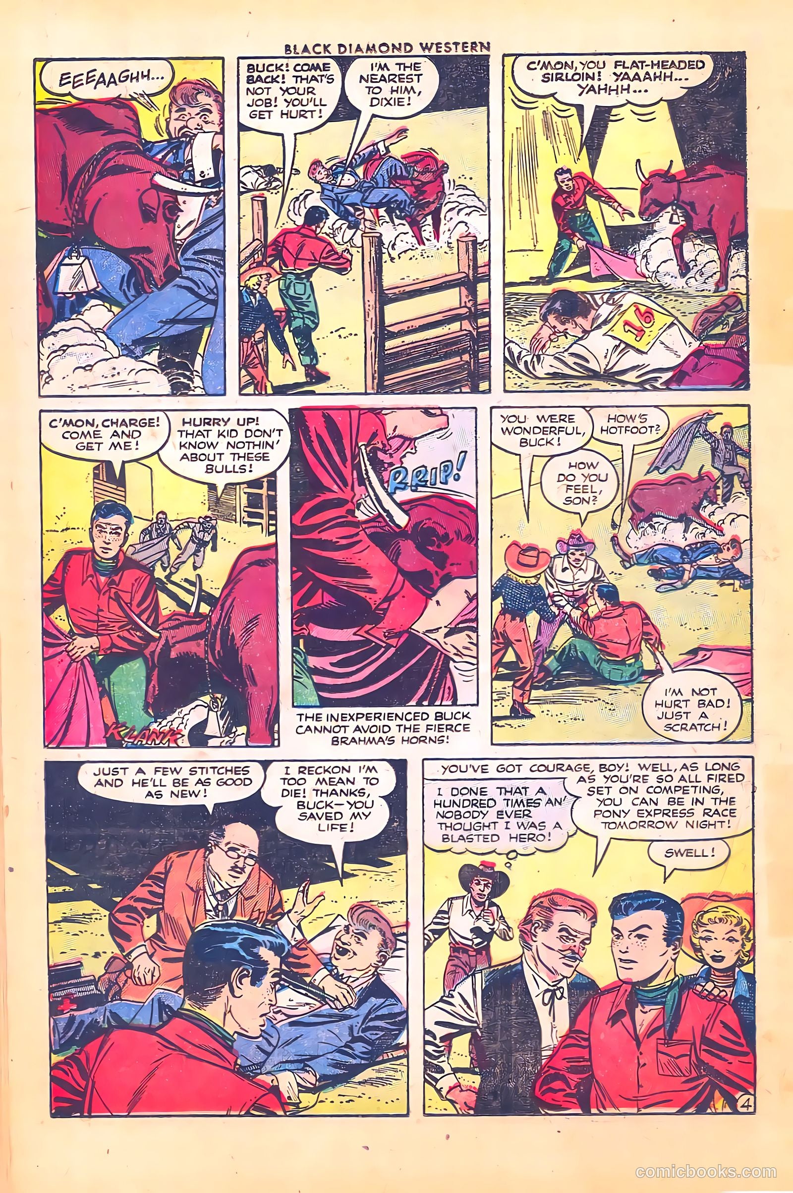 Black Diamond Western #46 (1953) — page 18 of 36