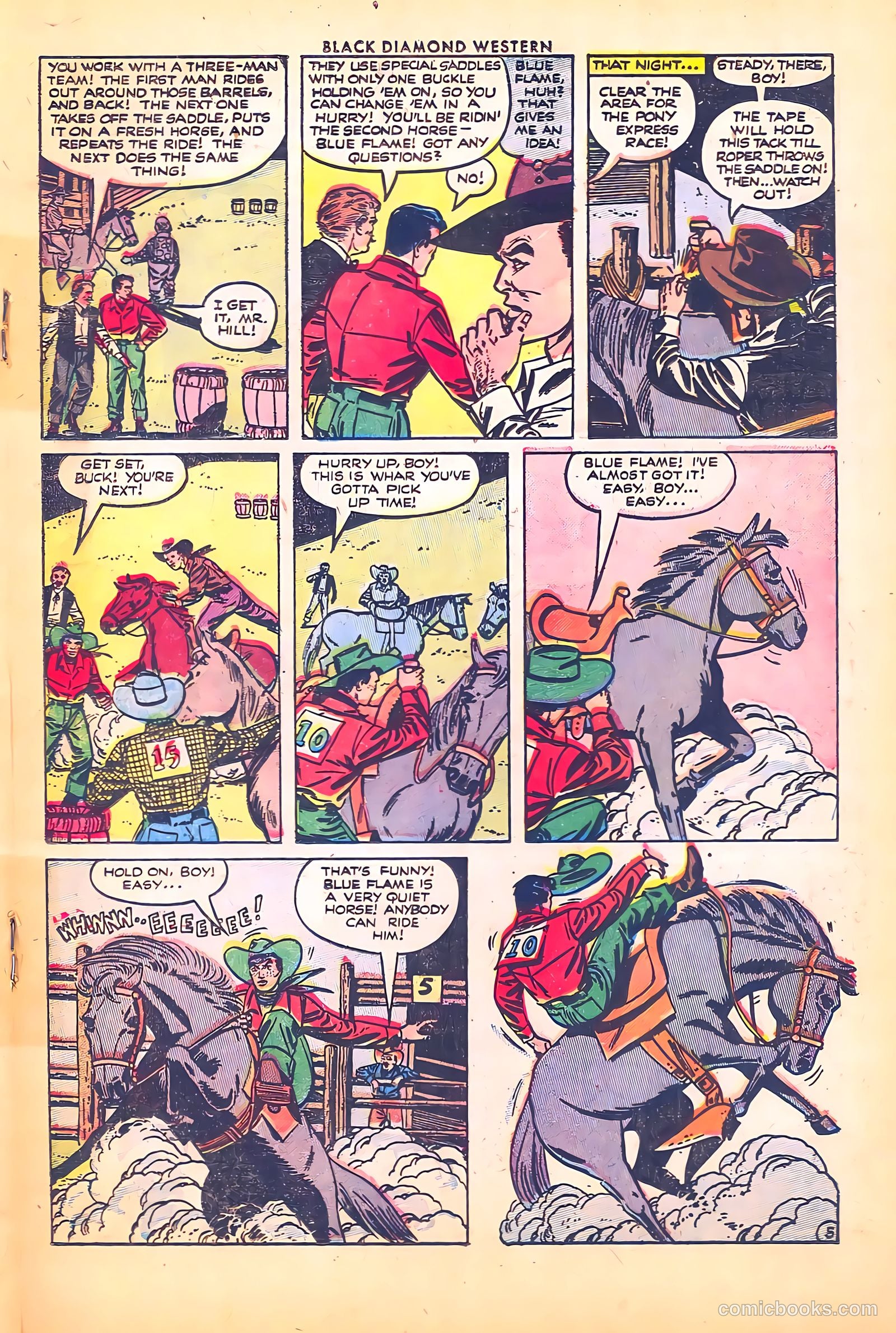 Black Diamond Western #46 (1953) — page 19 of 36