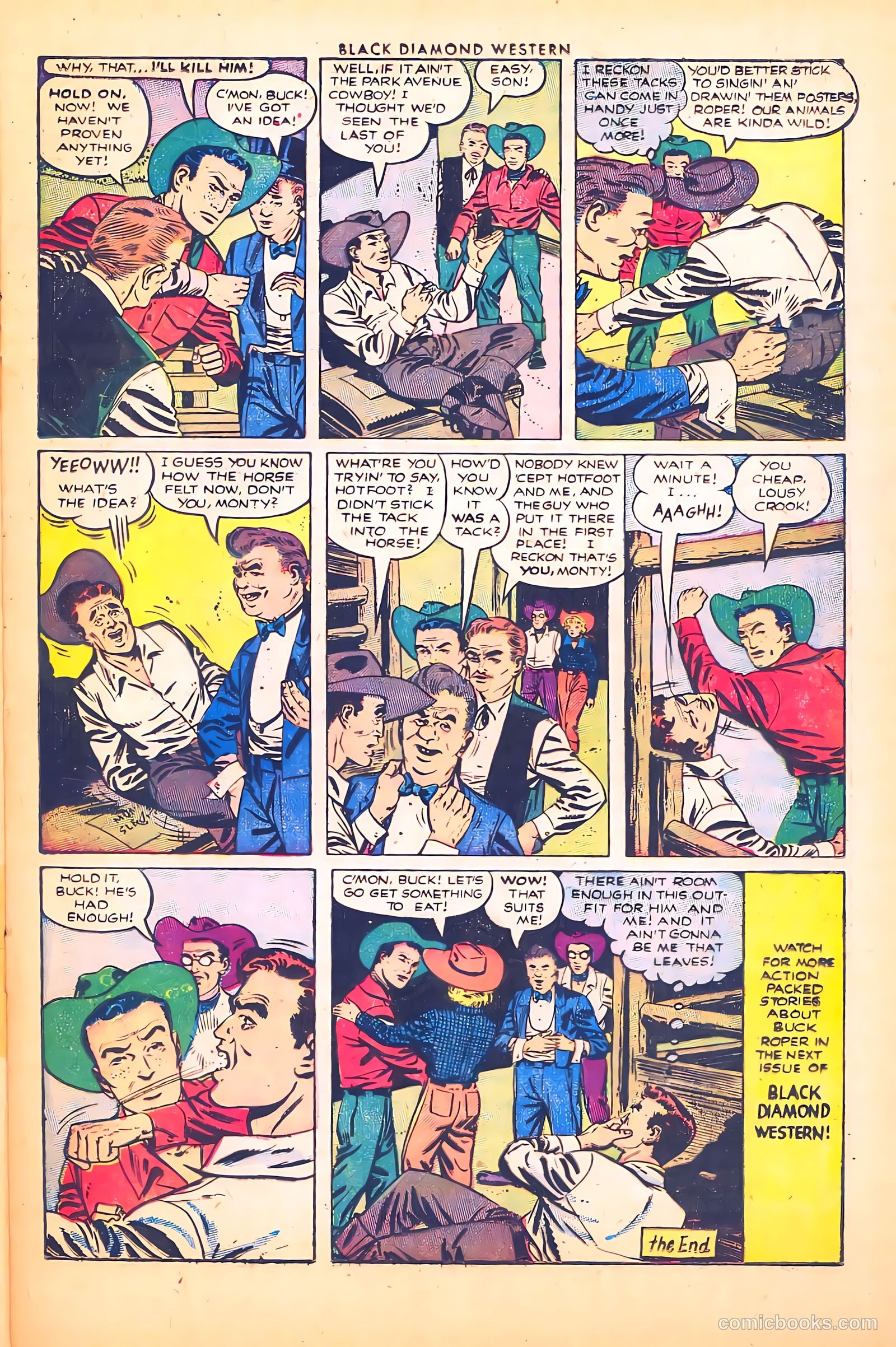 Black Diamond Western #46 (1953) — page 21 of 36