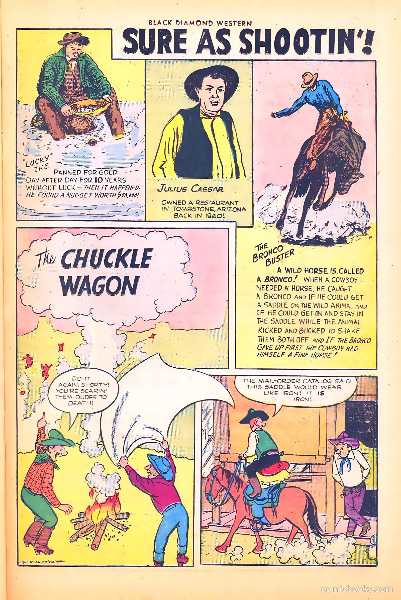 Black Diamond Western #46 (1953) — page 23 of 36