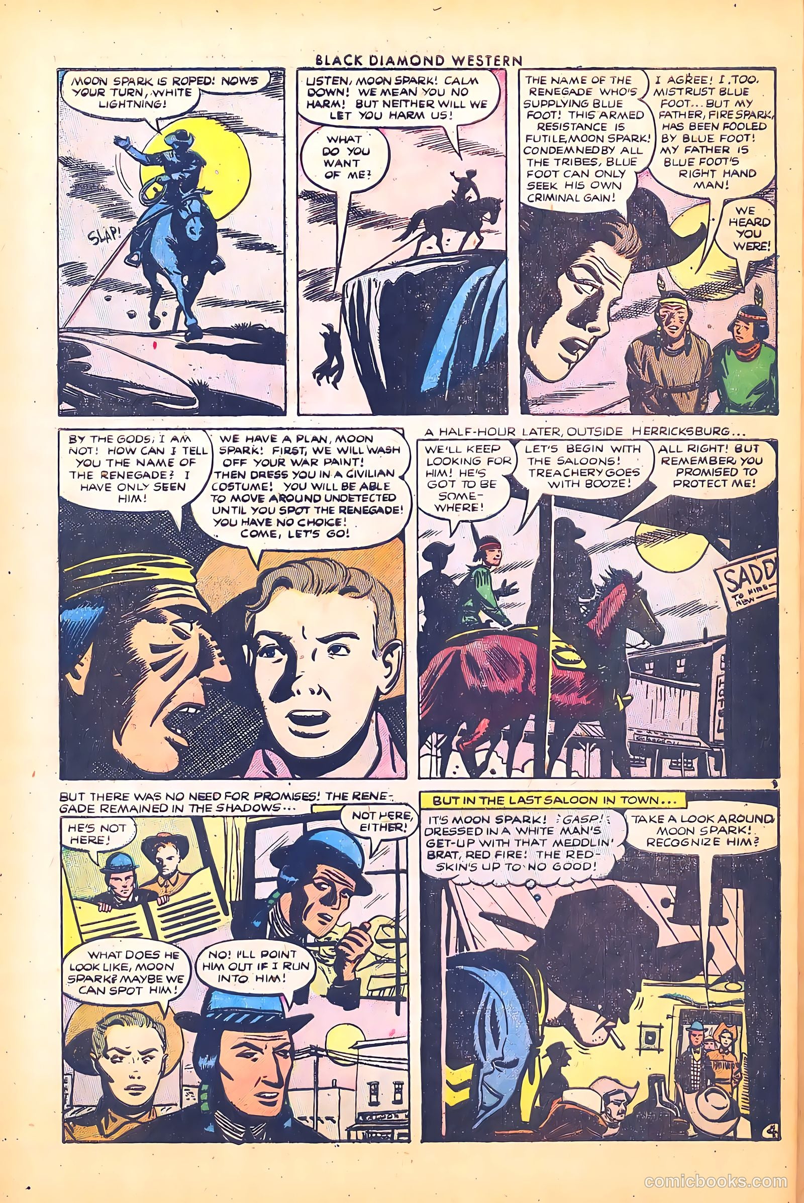 Black Diamond Western #46 (1953) — page 28 of 36