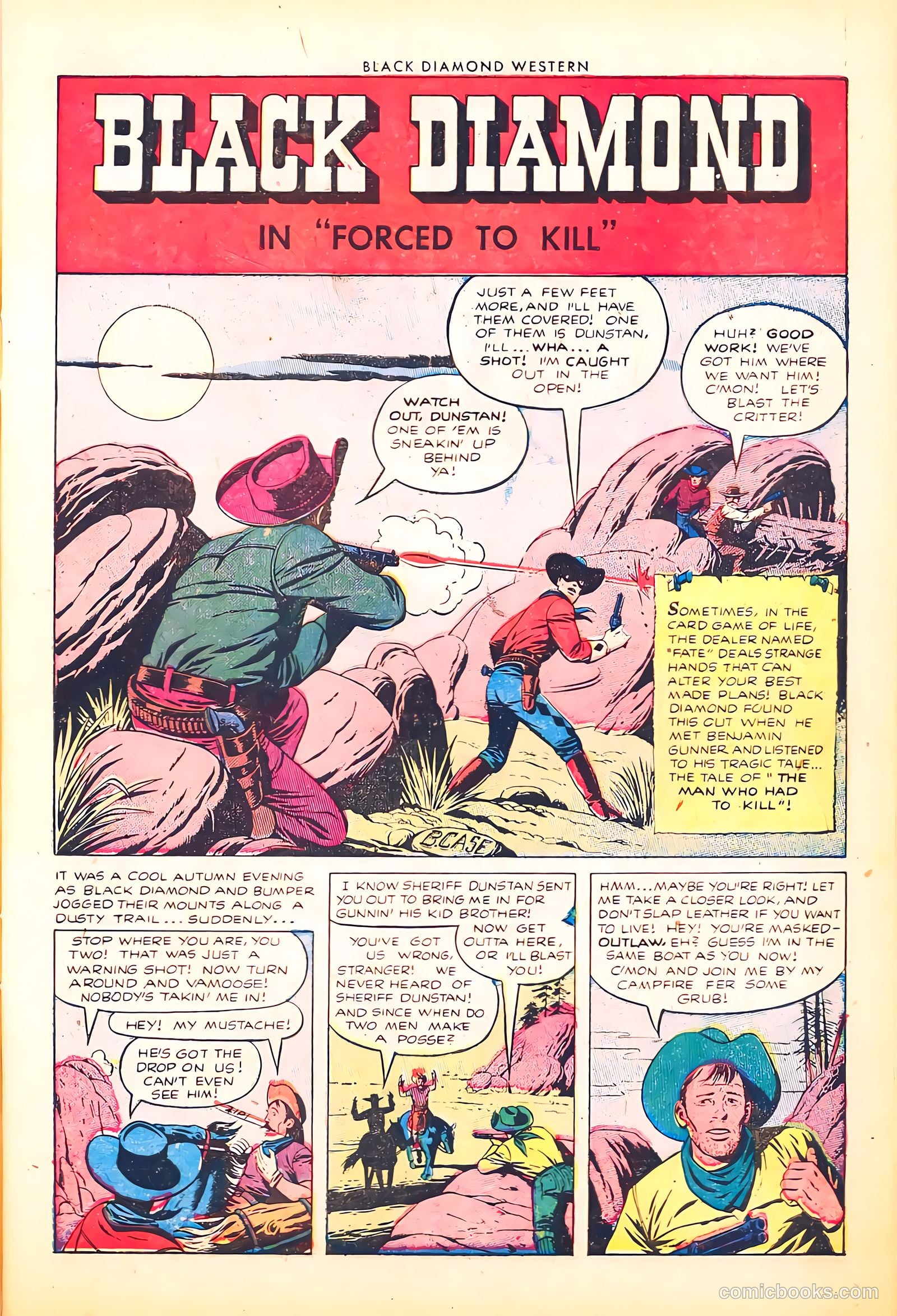 Black Diamond Western #47 (1953) — page 3 of 36