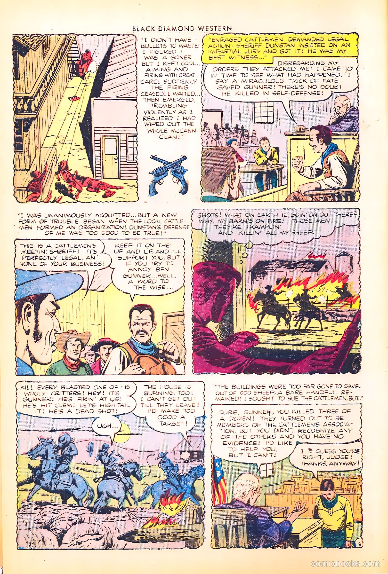 Black Diamond Western #47 (1953) — page 6 of 36