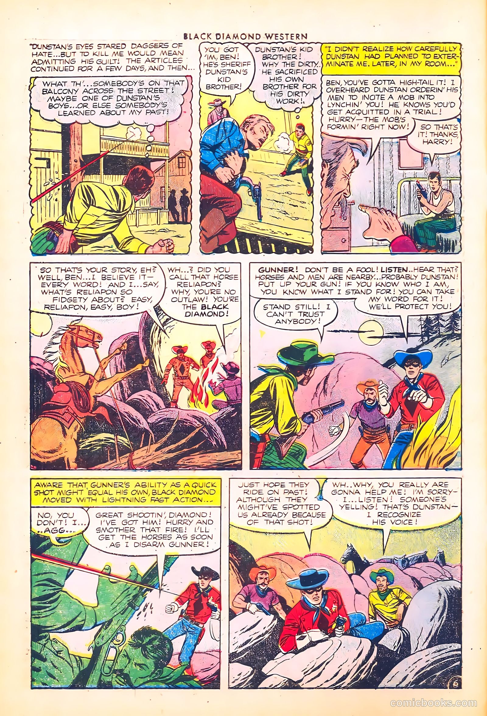 Black Diamond Western #47 (1953) — page 8 of 36