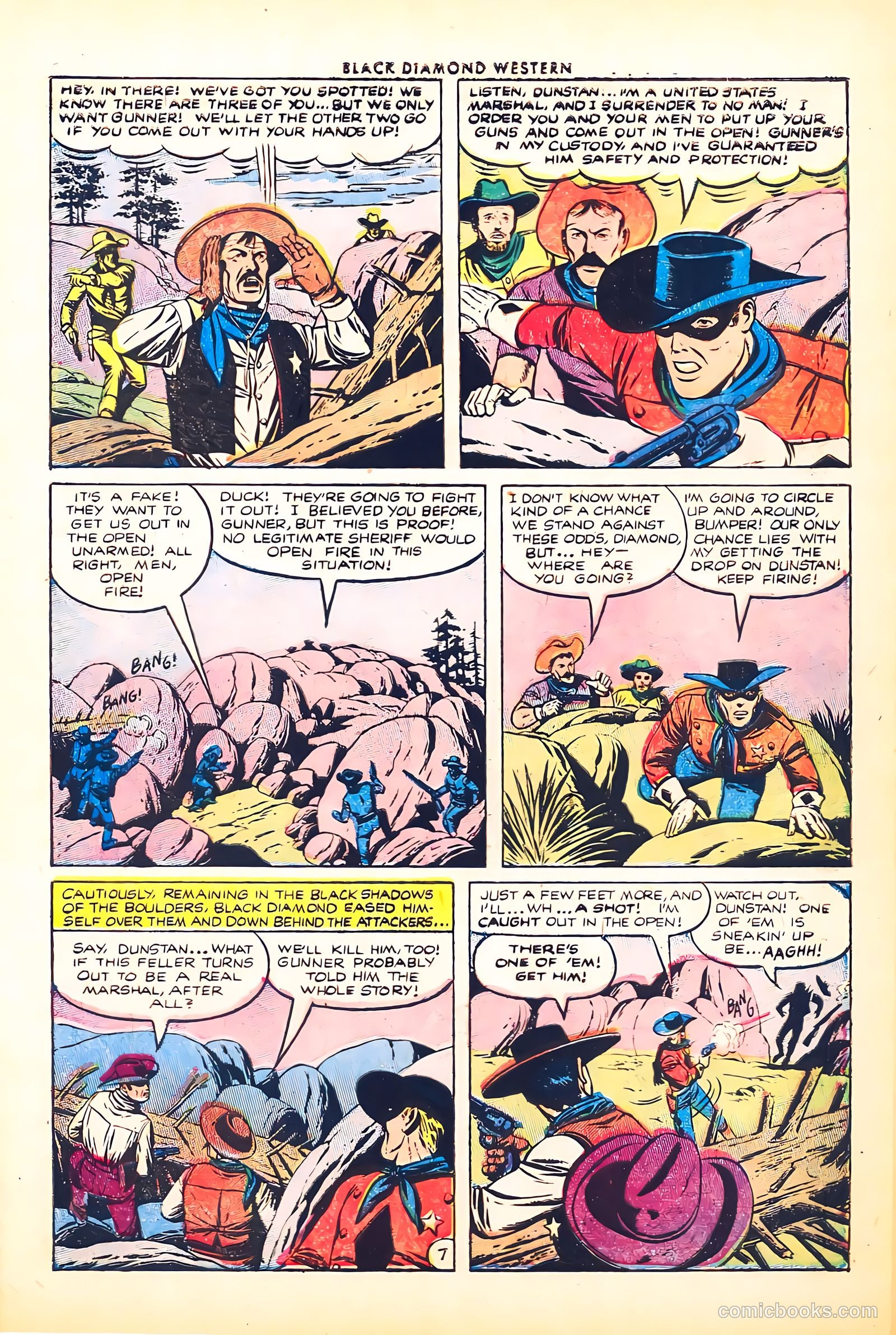 Black Diamond Western #47 (1953) — page 9 of 36
