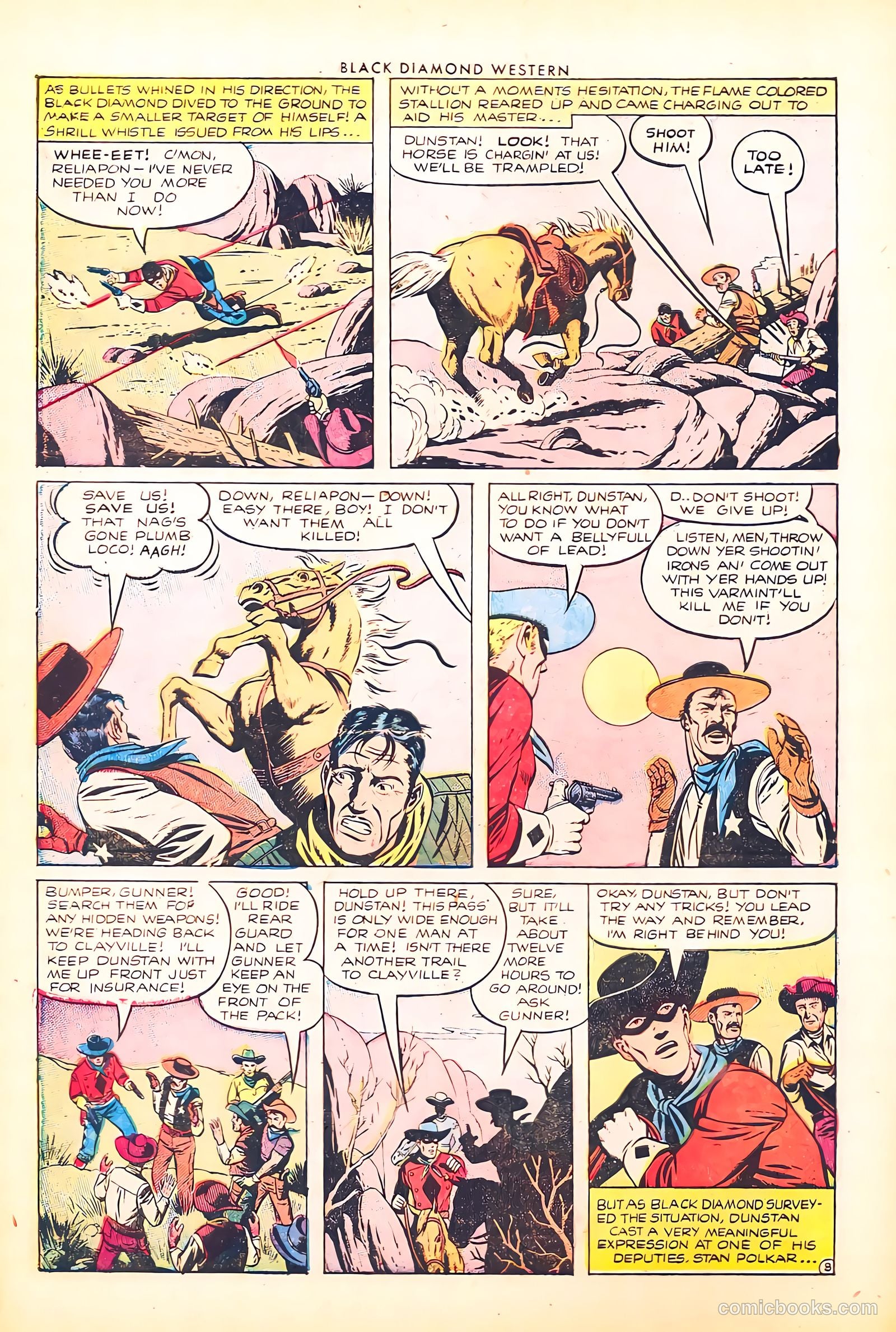 Black Diamond Western #47 (1953) — page 10 of 36