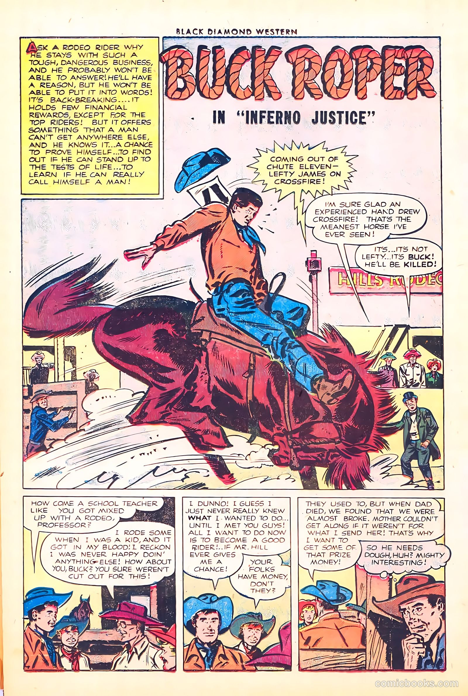 Black Diamond Western #47 (1953) — page 18 of 36