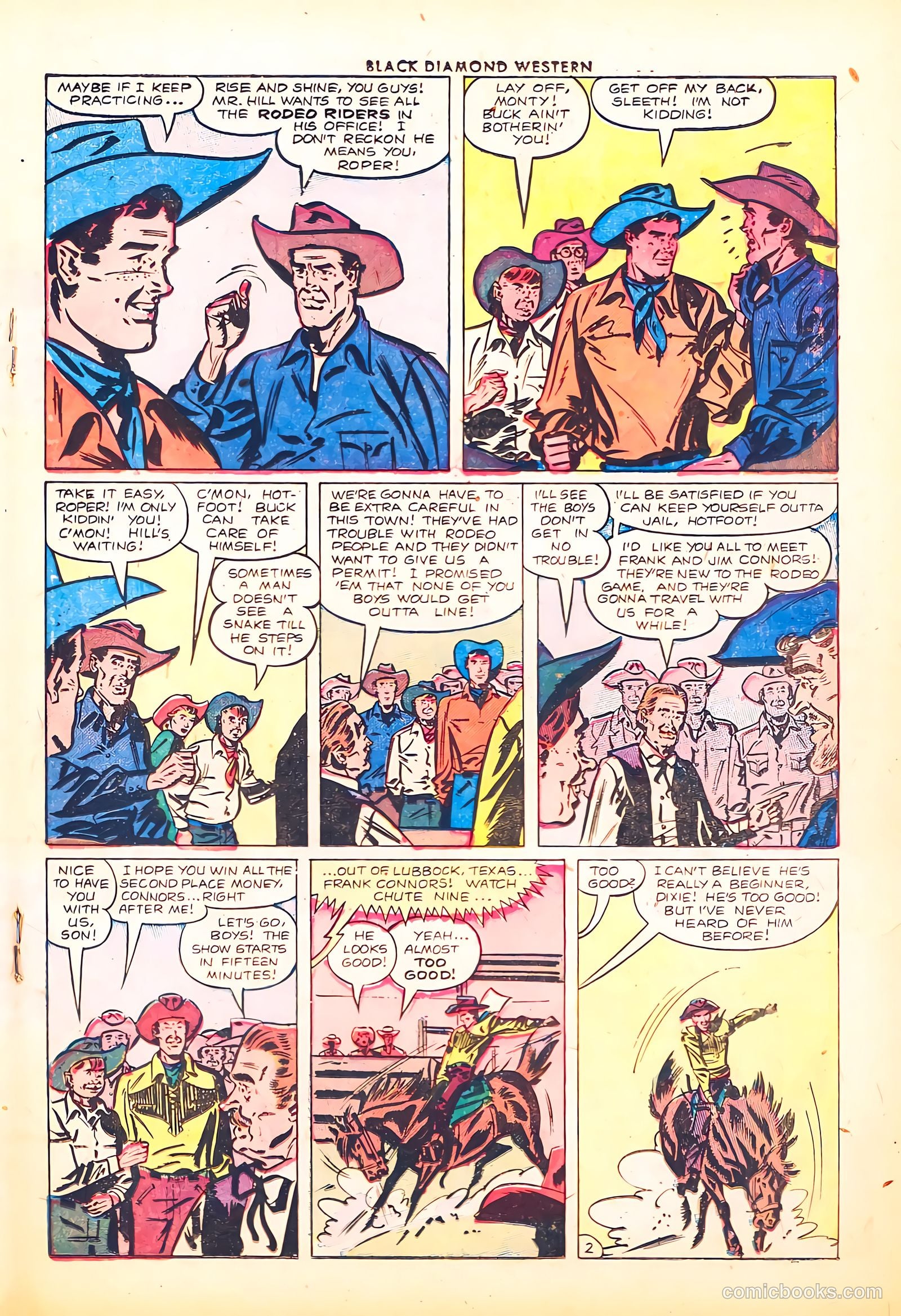 Black Diamond Western #47 (1953) — page 19 of 36