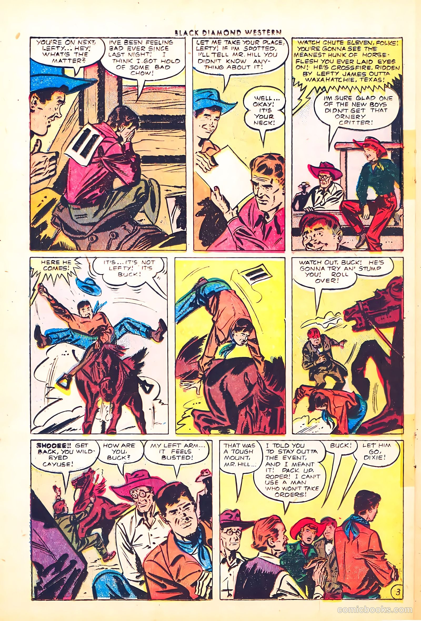 Black Diamond Western #47 (1953) — page 20 of 36