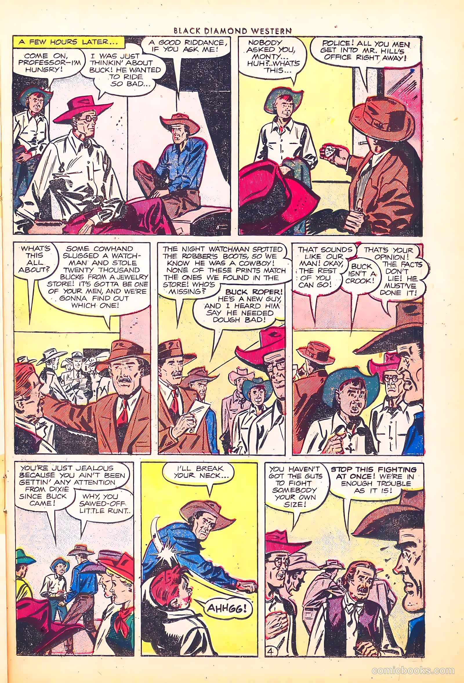 Black Diamond Western #47 (1953) — page 21 of 36