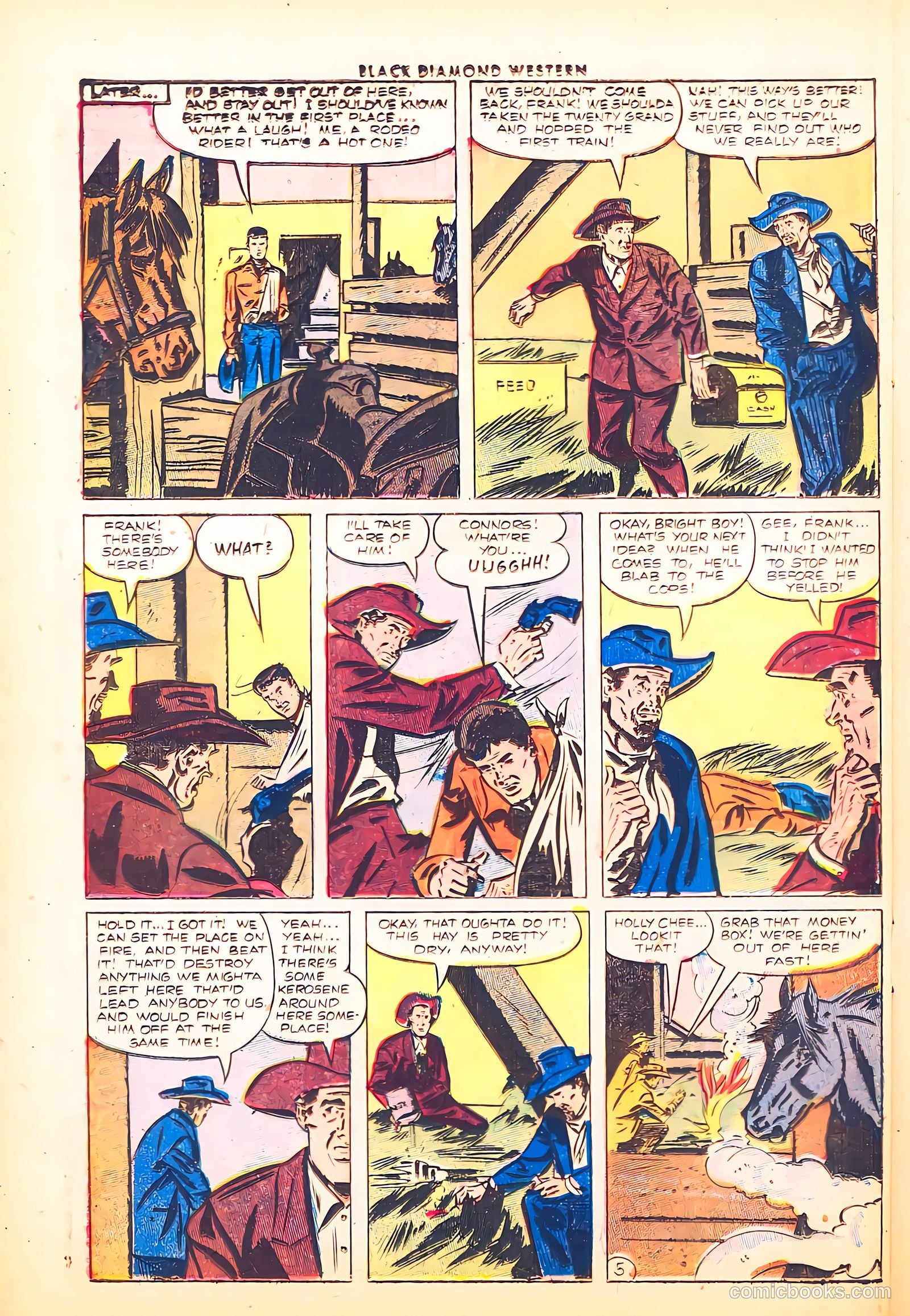 Black Diamond Western #47 (1953) — page 22 of 36