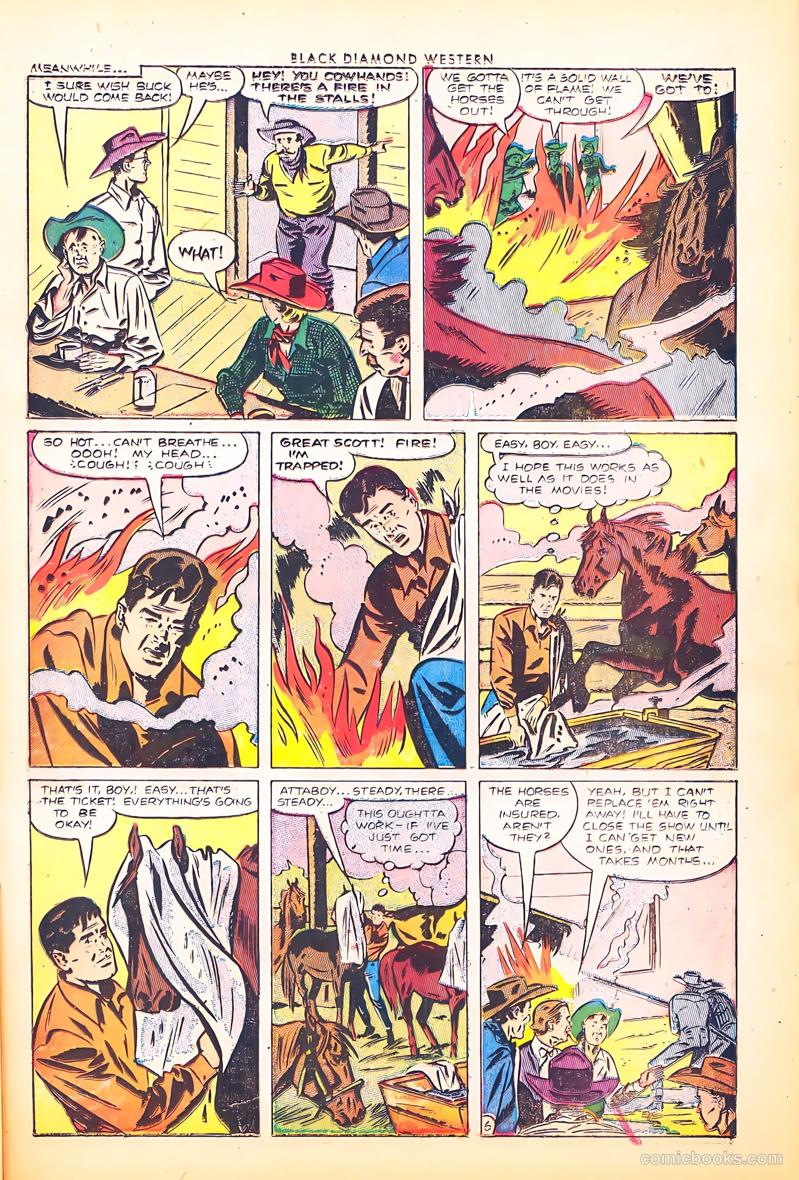 Black Diamond Western #47 (1953) — page 23 of 36