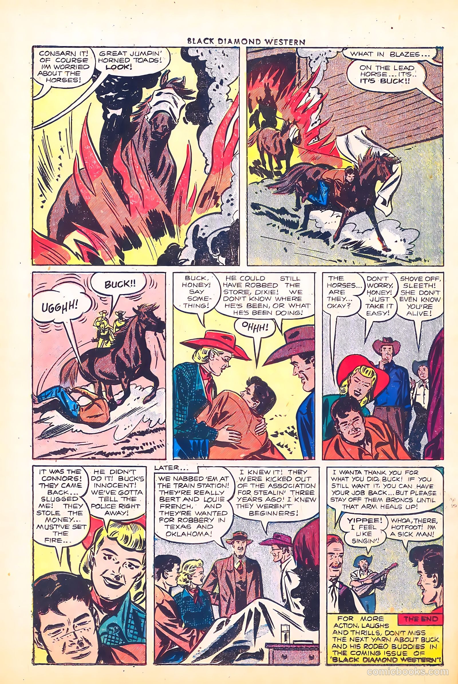 Black Diamond Western #47 (1953) — page 24 of 36