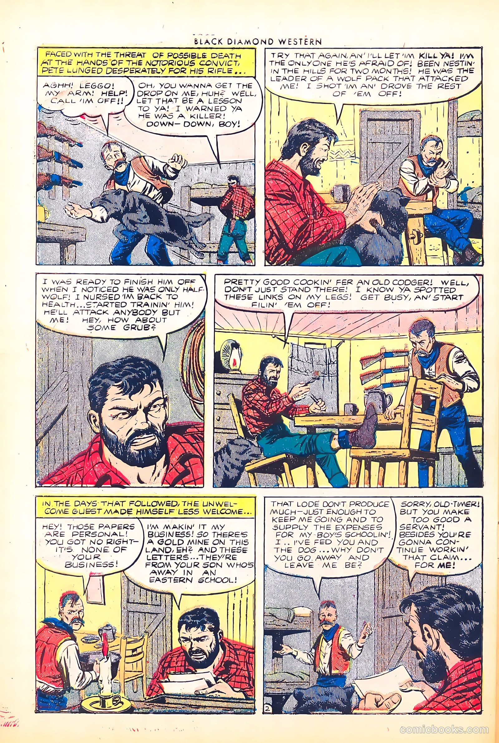 Black Diamond Western #47 (1953) — page 28 of 36