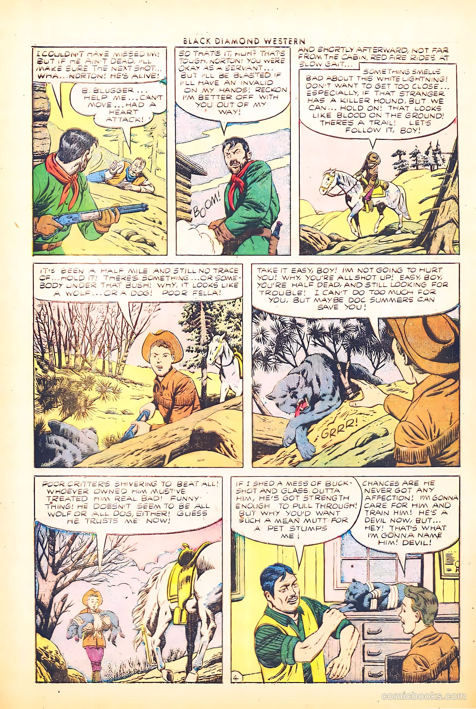 Black Diamond Western #47 (1953) — page 30 of 36