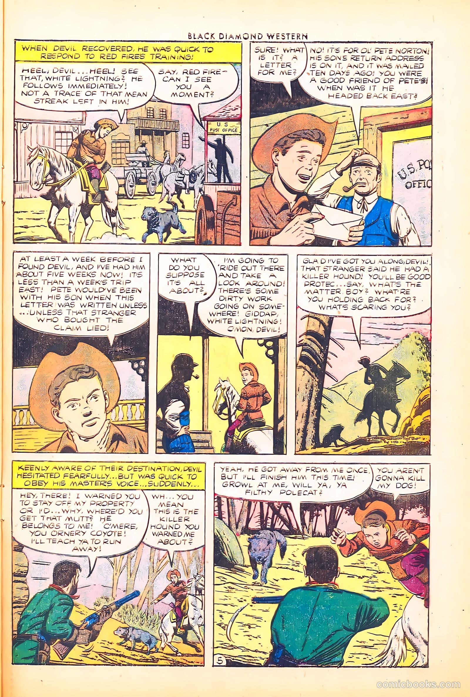 Black Diamond Western #47 (1953) — page 31 of 36