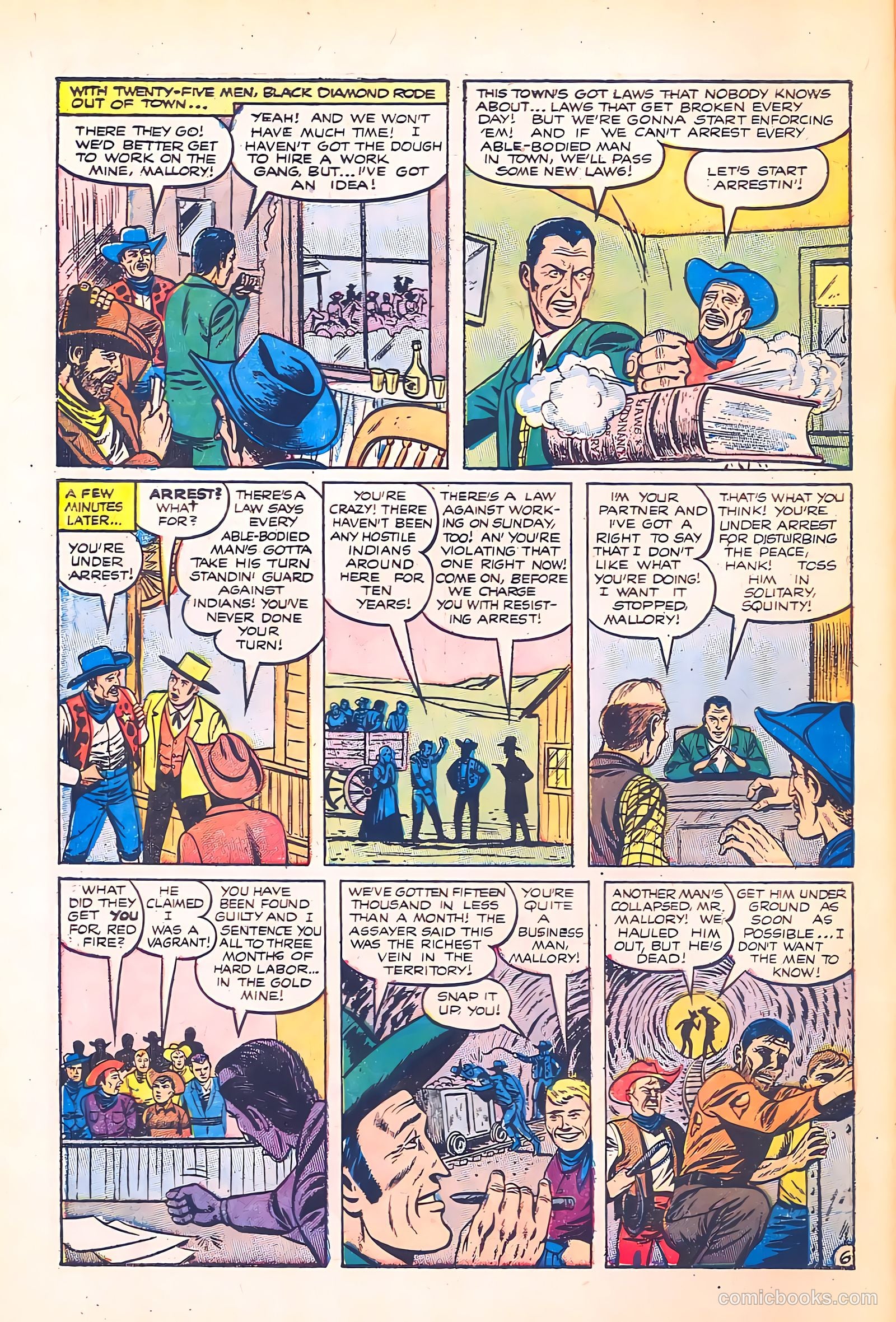 Black Diamond Western #48 (1953) — page 8 of 36