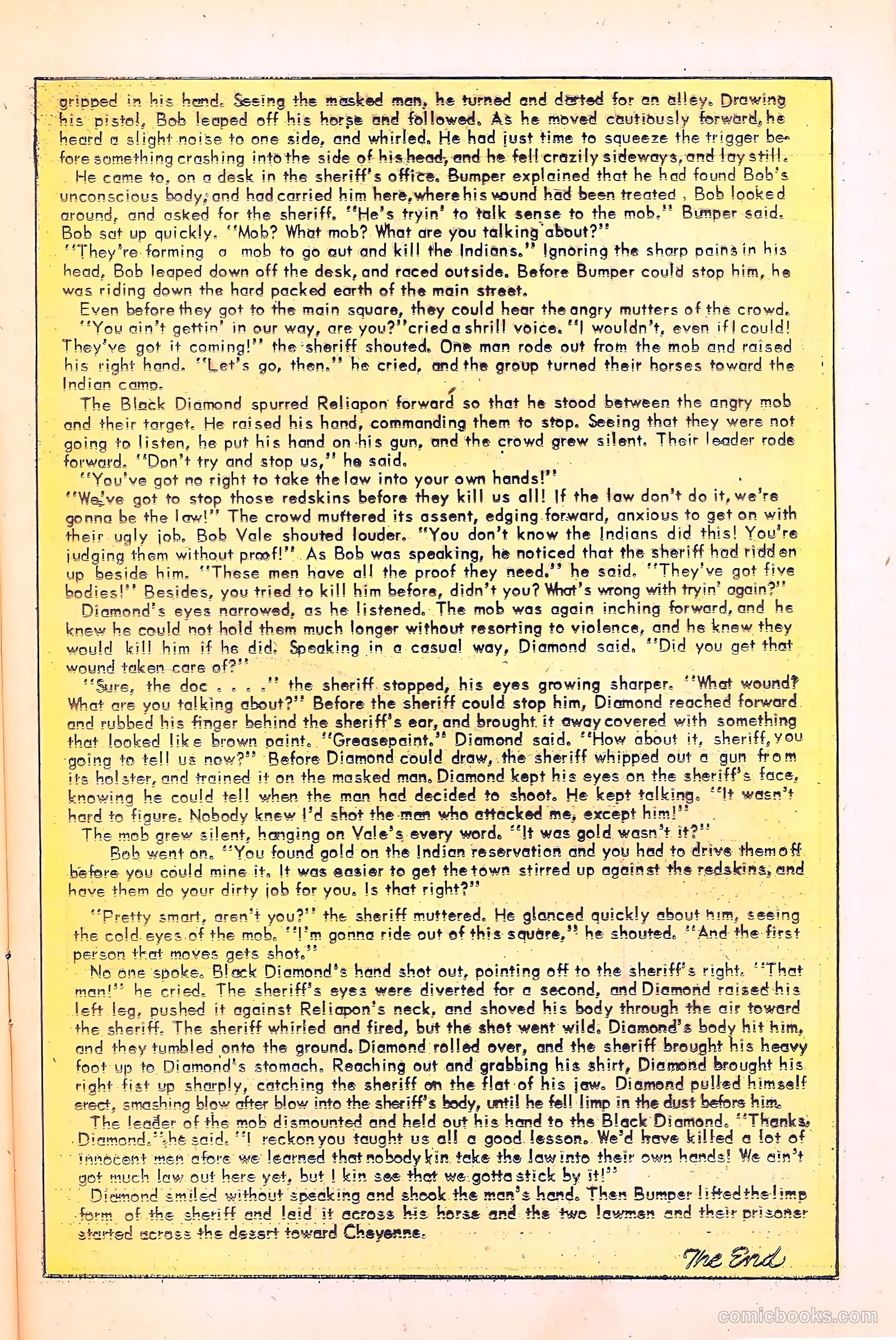 Black Diamond Western #48 (1953) — page 23 of 36