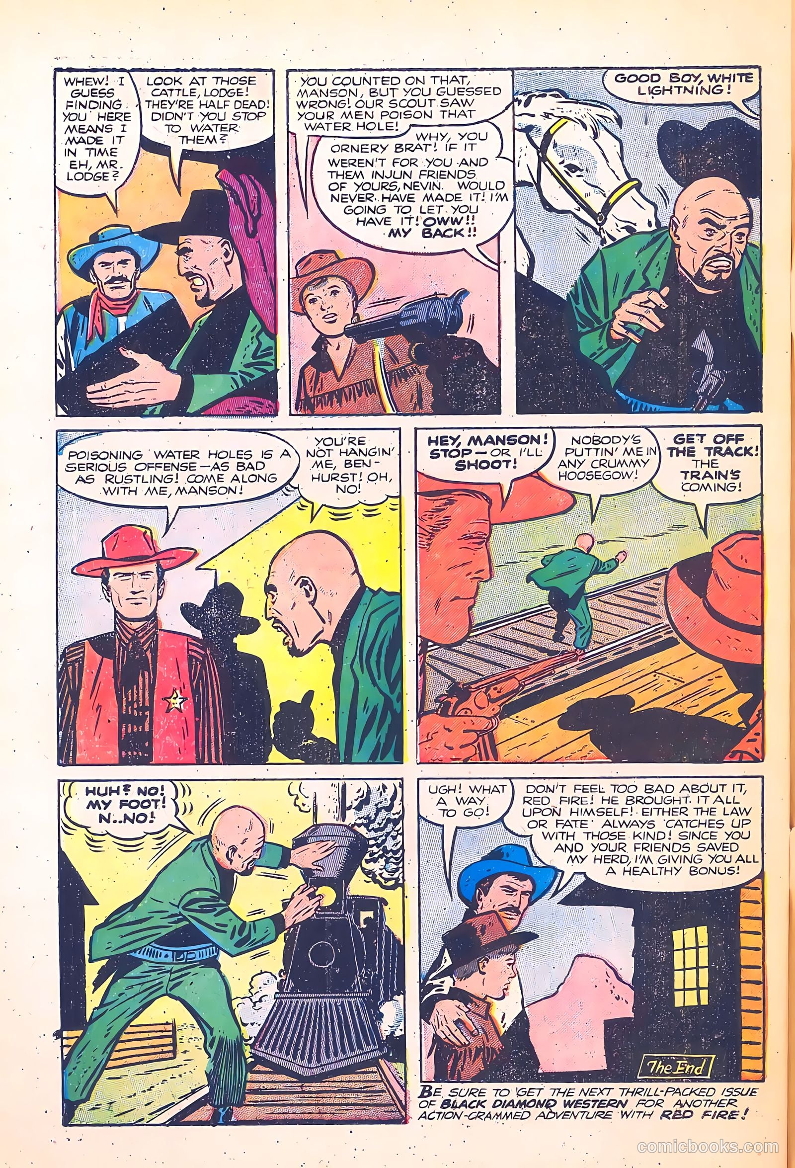 Black Diamond Western #48 (1953) — page 32 of 36