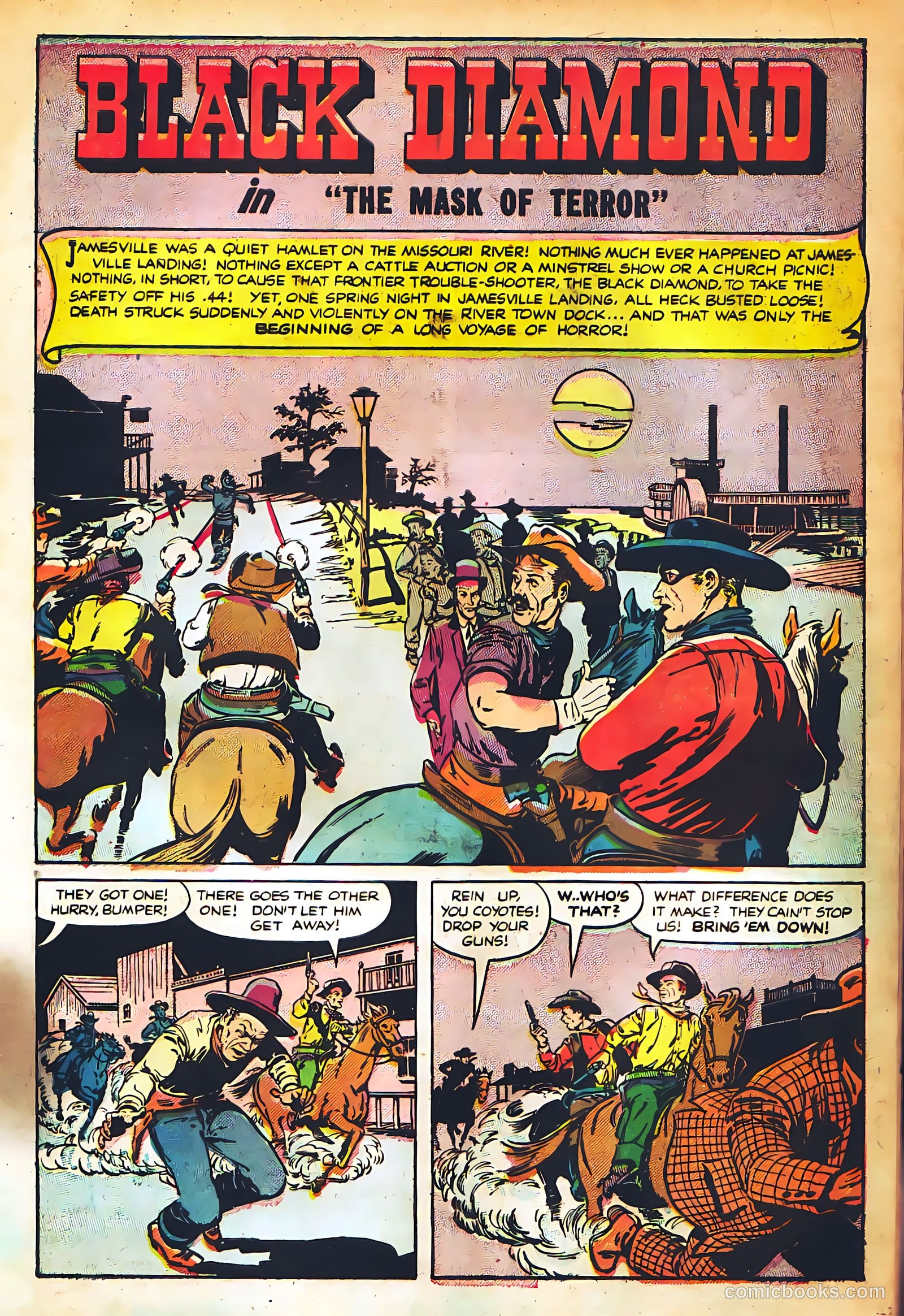 Black Diamond Western #49 (1954) — page 3 of 36