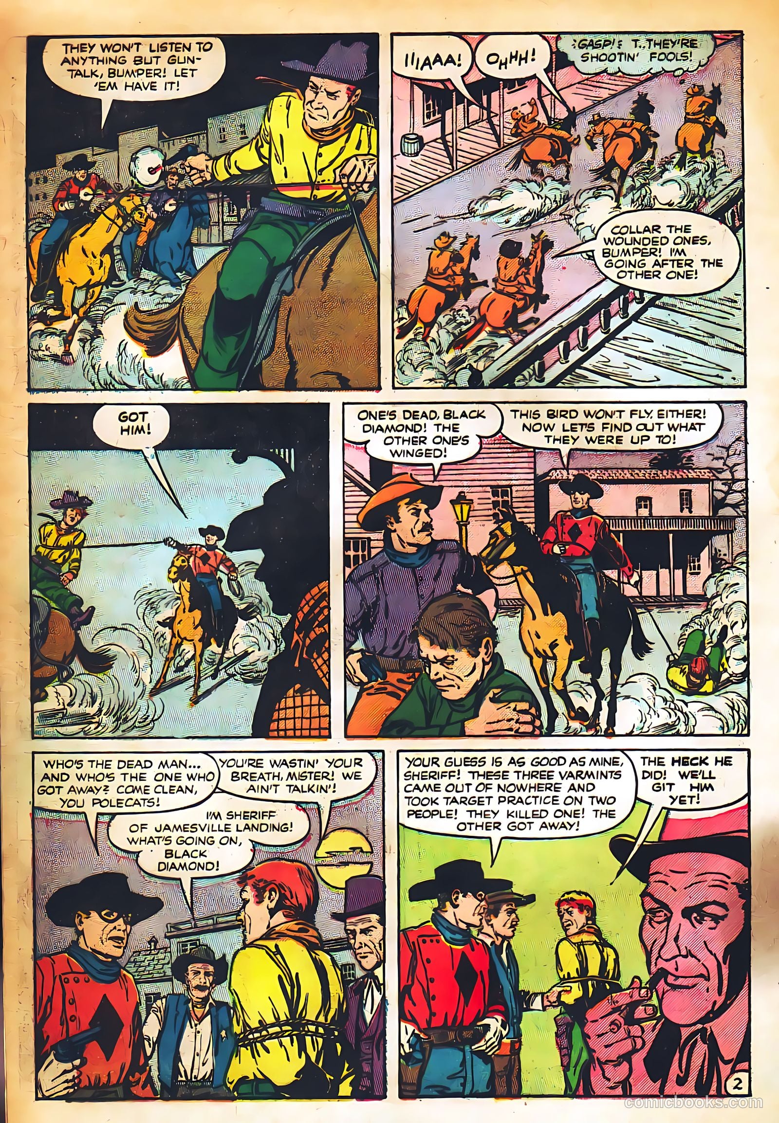 Black Diamond Western #49 (1954) — page 4 of 36