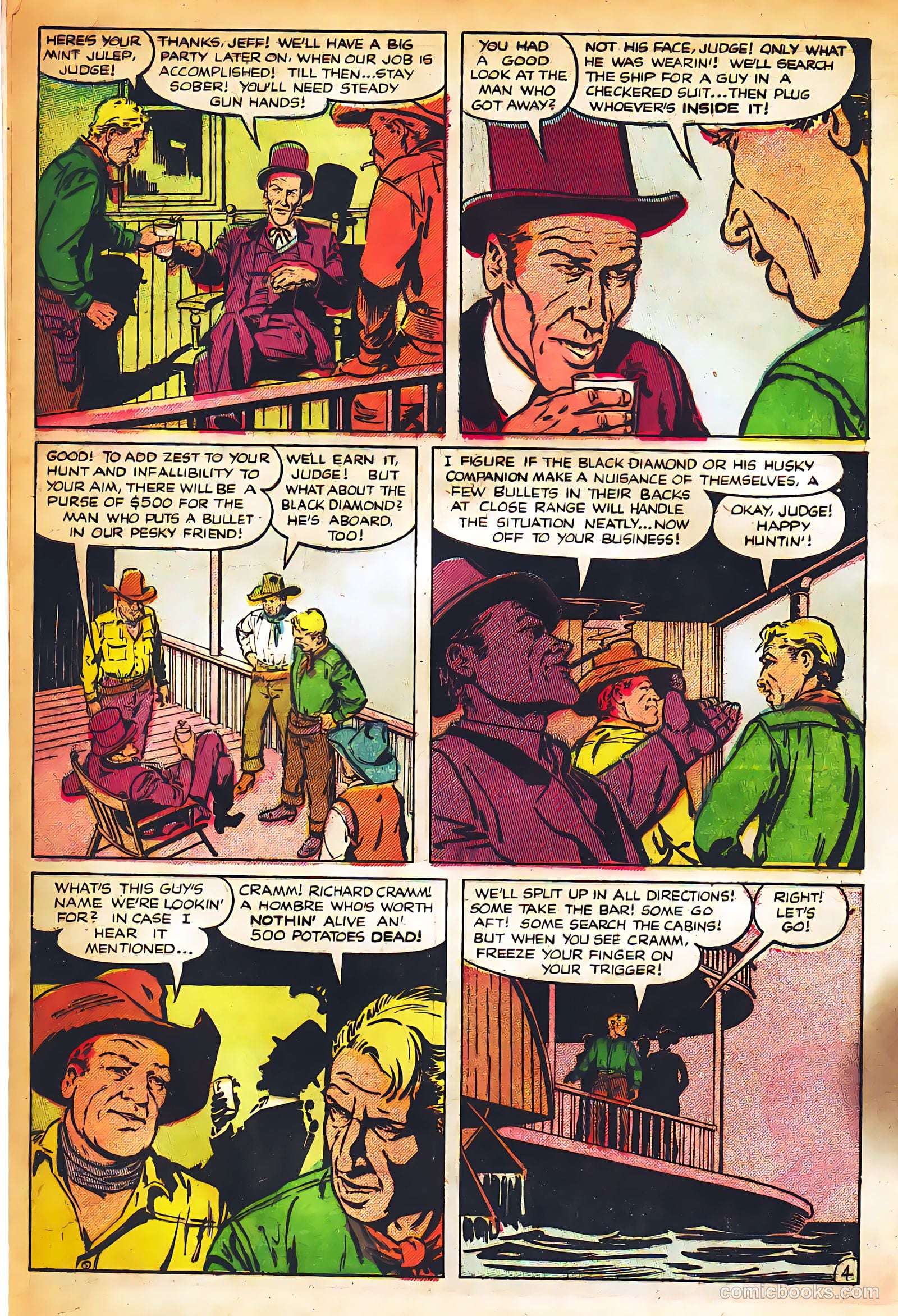 Black Diamond Western #49 (1954) — page 6 of 36