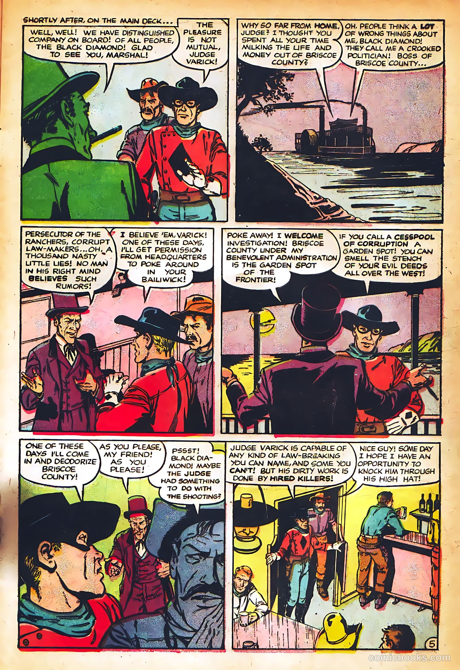 Black Diamond Western #49 (1954) — page 7 of 36