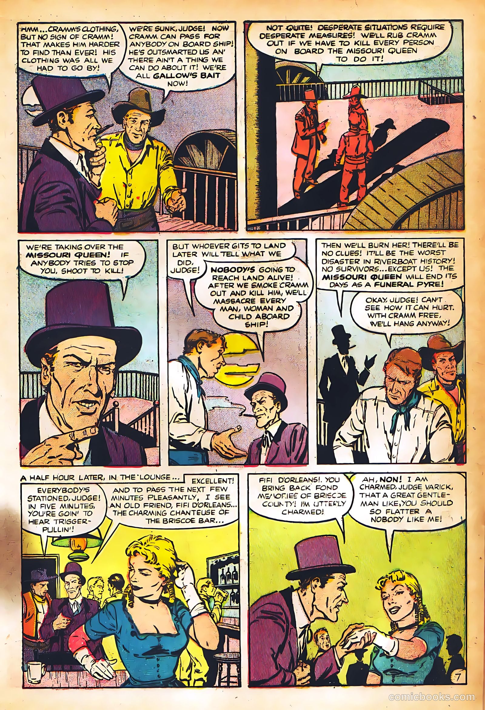 Black Diamond Western #49 (1954) — page 9 of 36