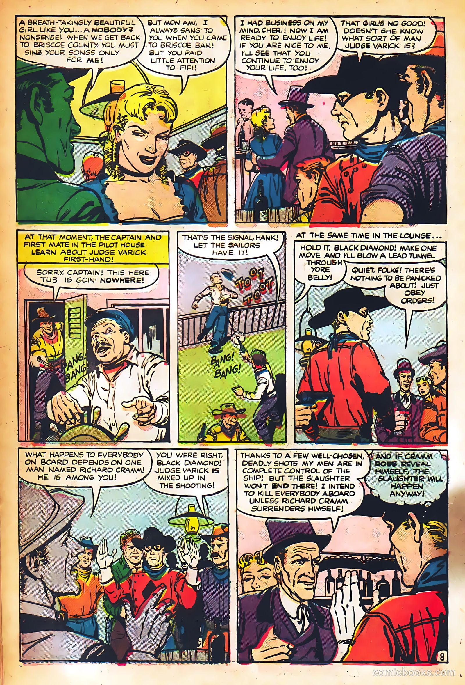 Black Diamond Western #49 (1954) — page 10 of 36