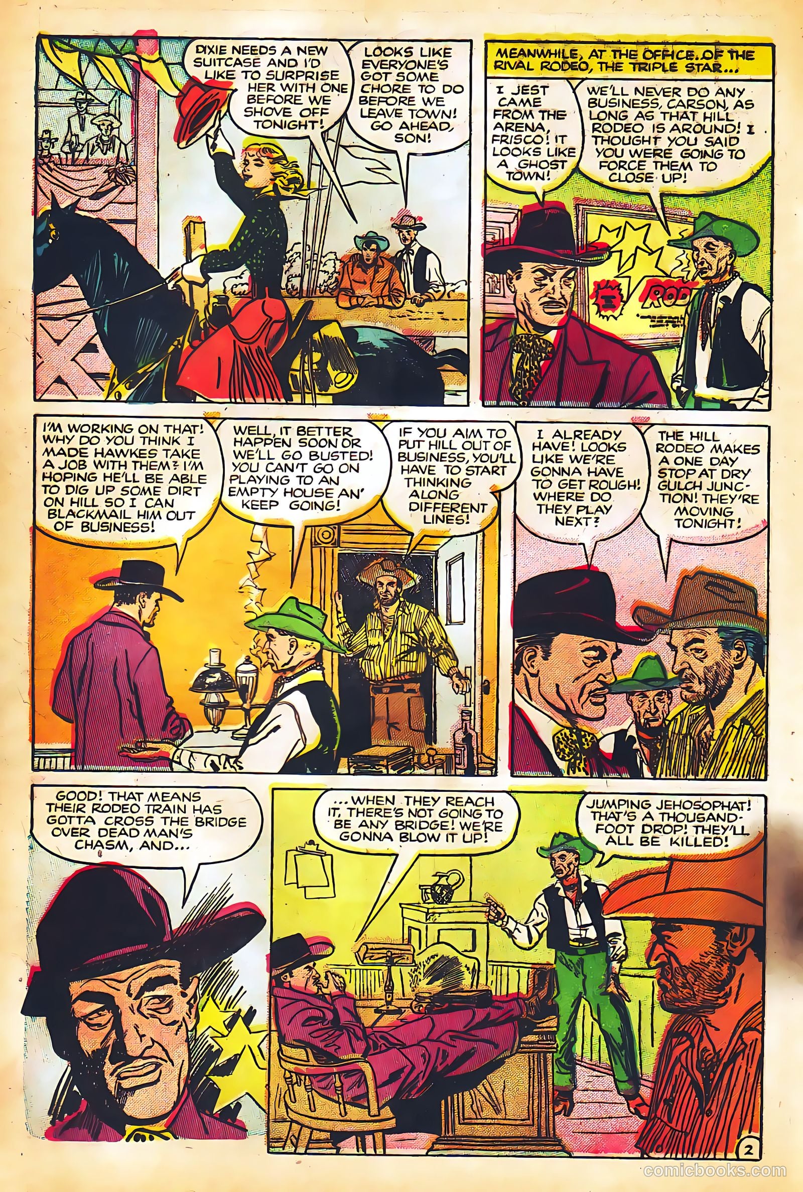 Black Diamond Western #49 (1954) — page 14 of 36
