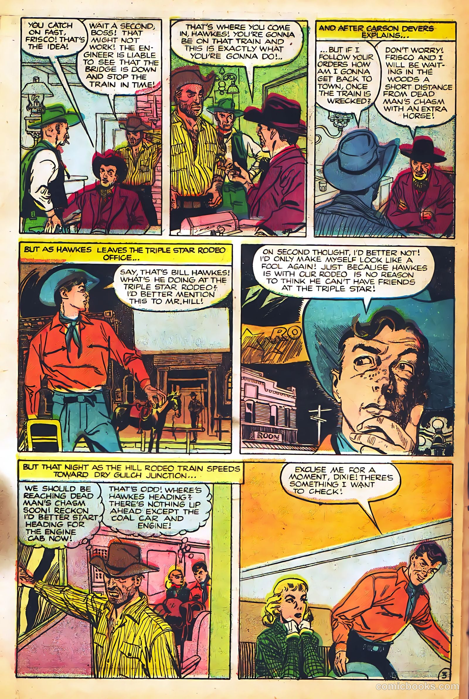 Black Diamond Western #49 (1954) — page 15 of 36