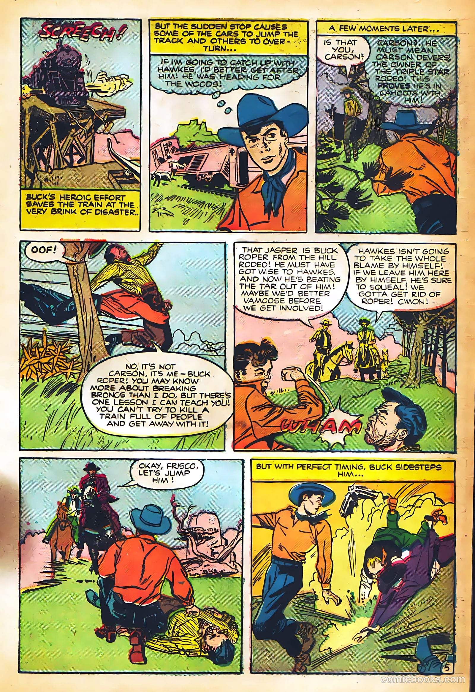 Black Diamond Western #49 (1954) — page 17 of 36