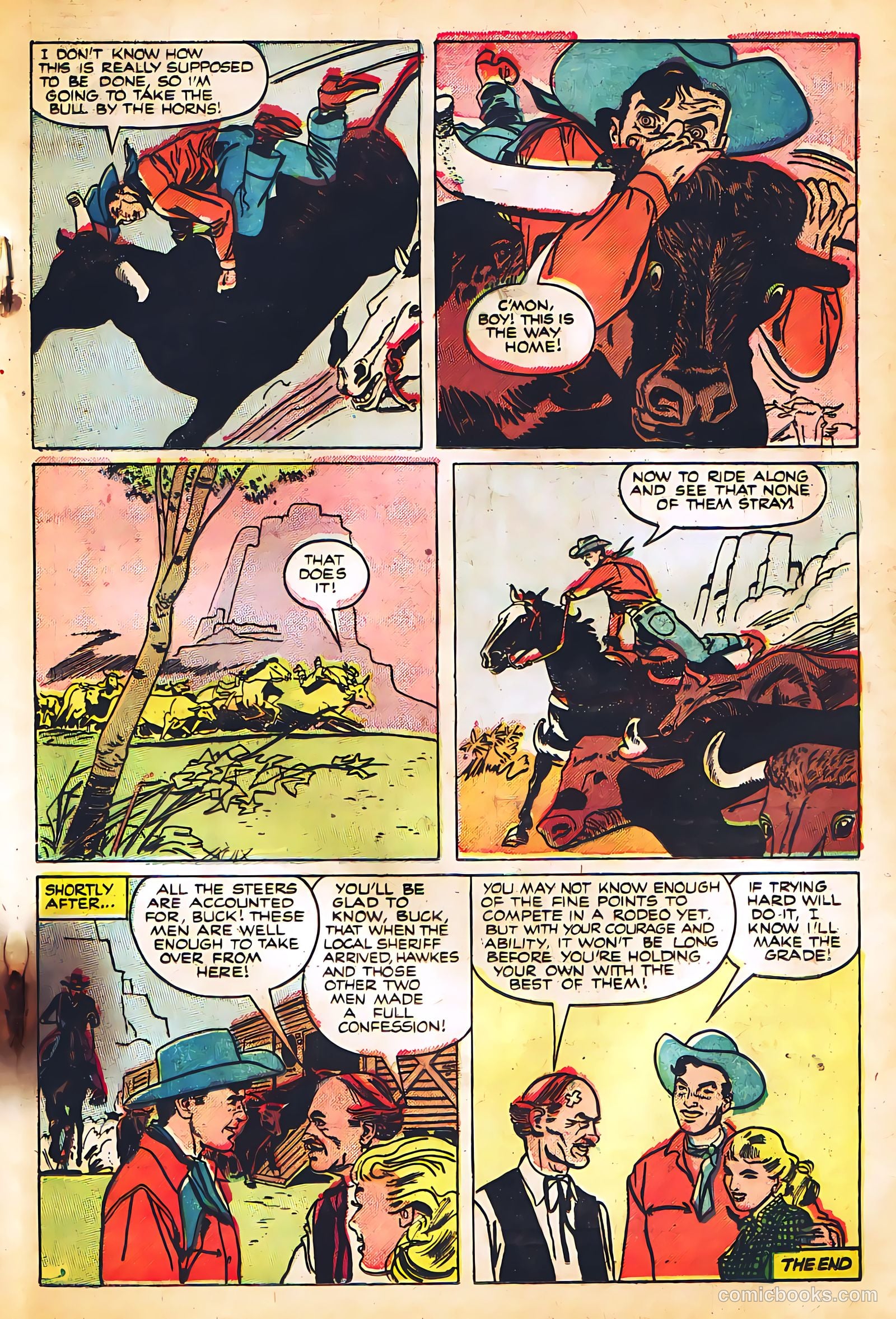 Black Diamond Western #49 (1954) — page 19 of 36