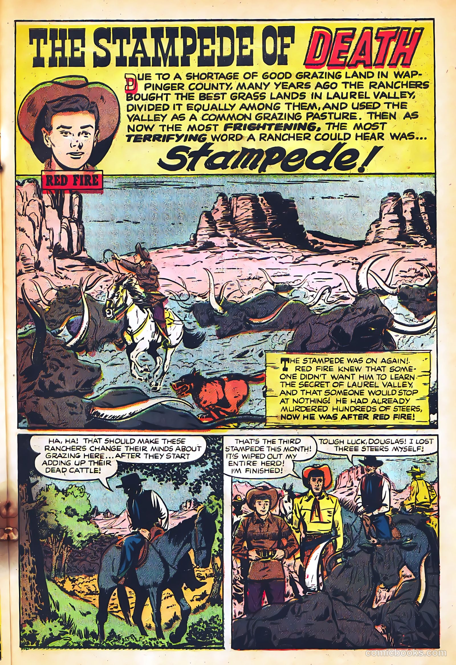 Black Diamond Western #49 (1954) — page 27 of 36