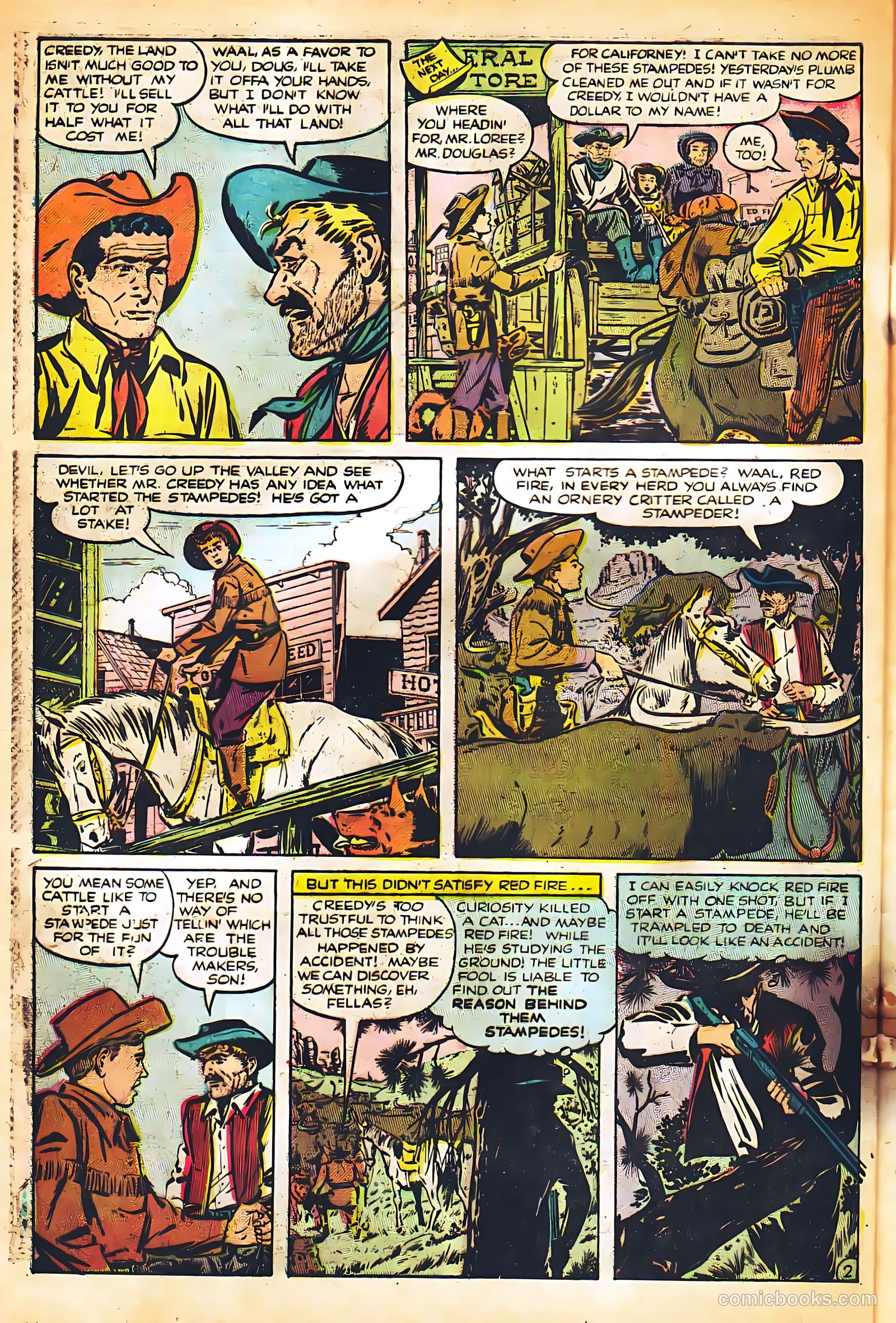 Black Diamond Western #49 (1954) — page 28 of 36
