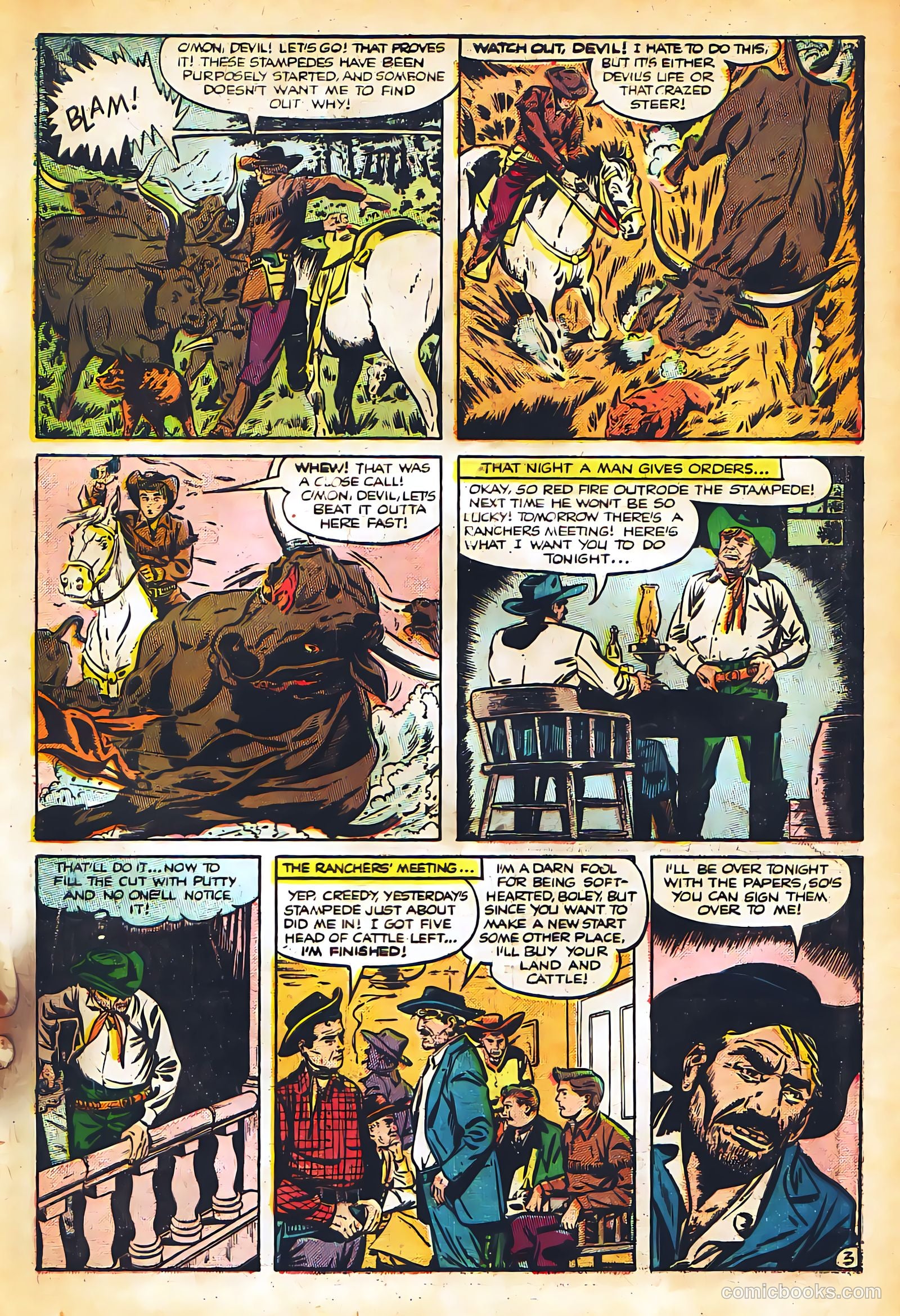 Black Diamond Western #49 (1954) — page 29 of 36