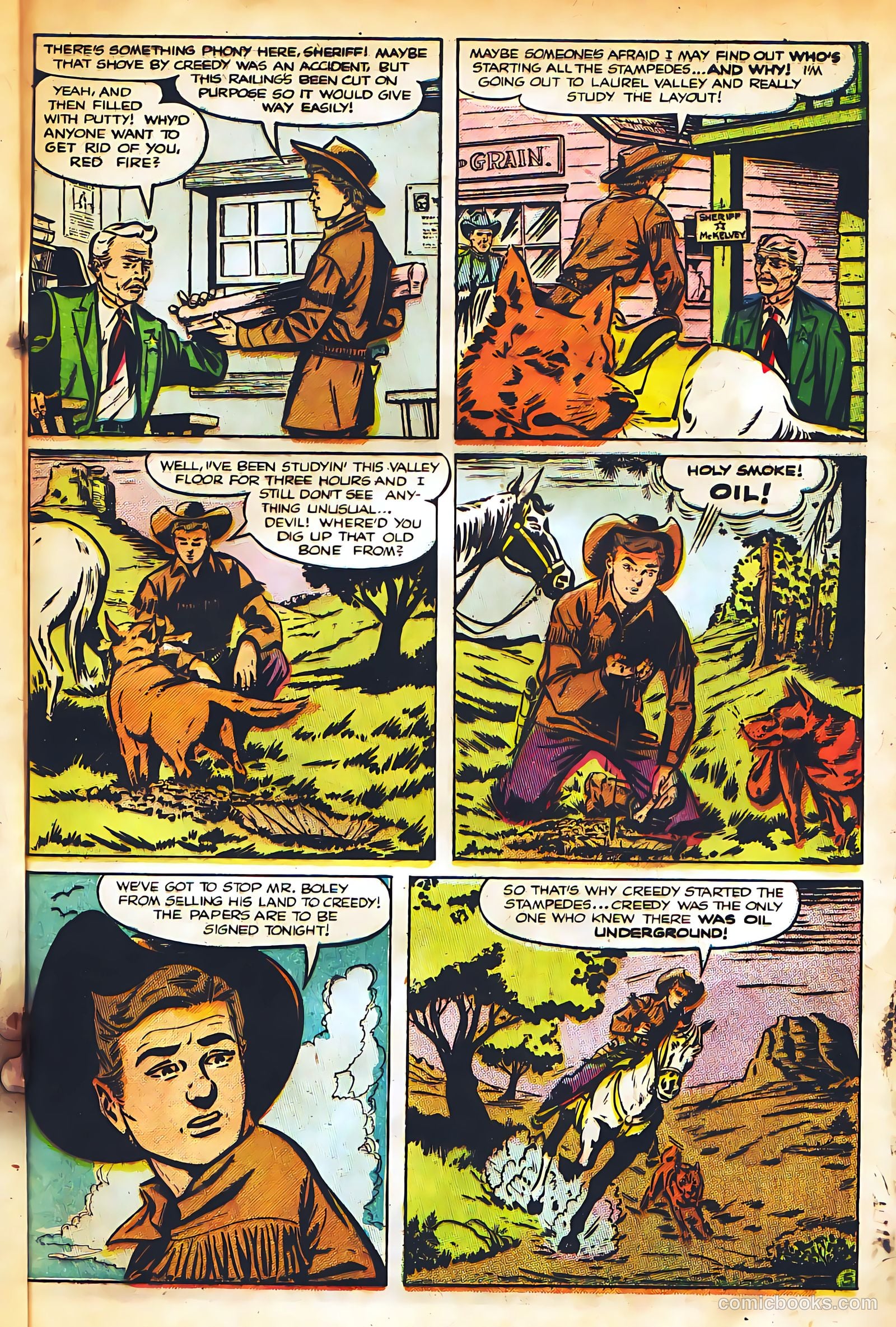 Black Diamond Western #49 (1954) — page 31 of 36