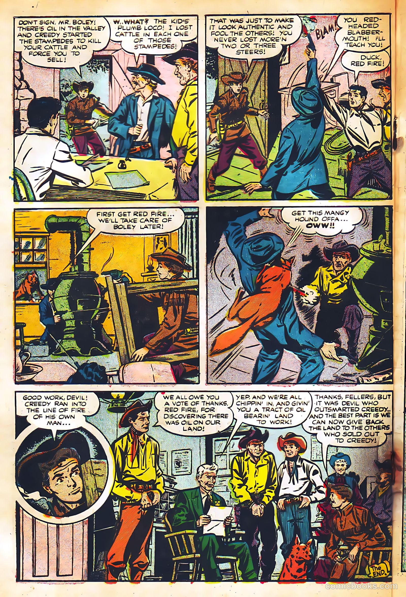 Black Diamond Western #49 (1954) — page 32 of 36