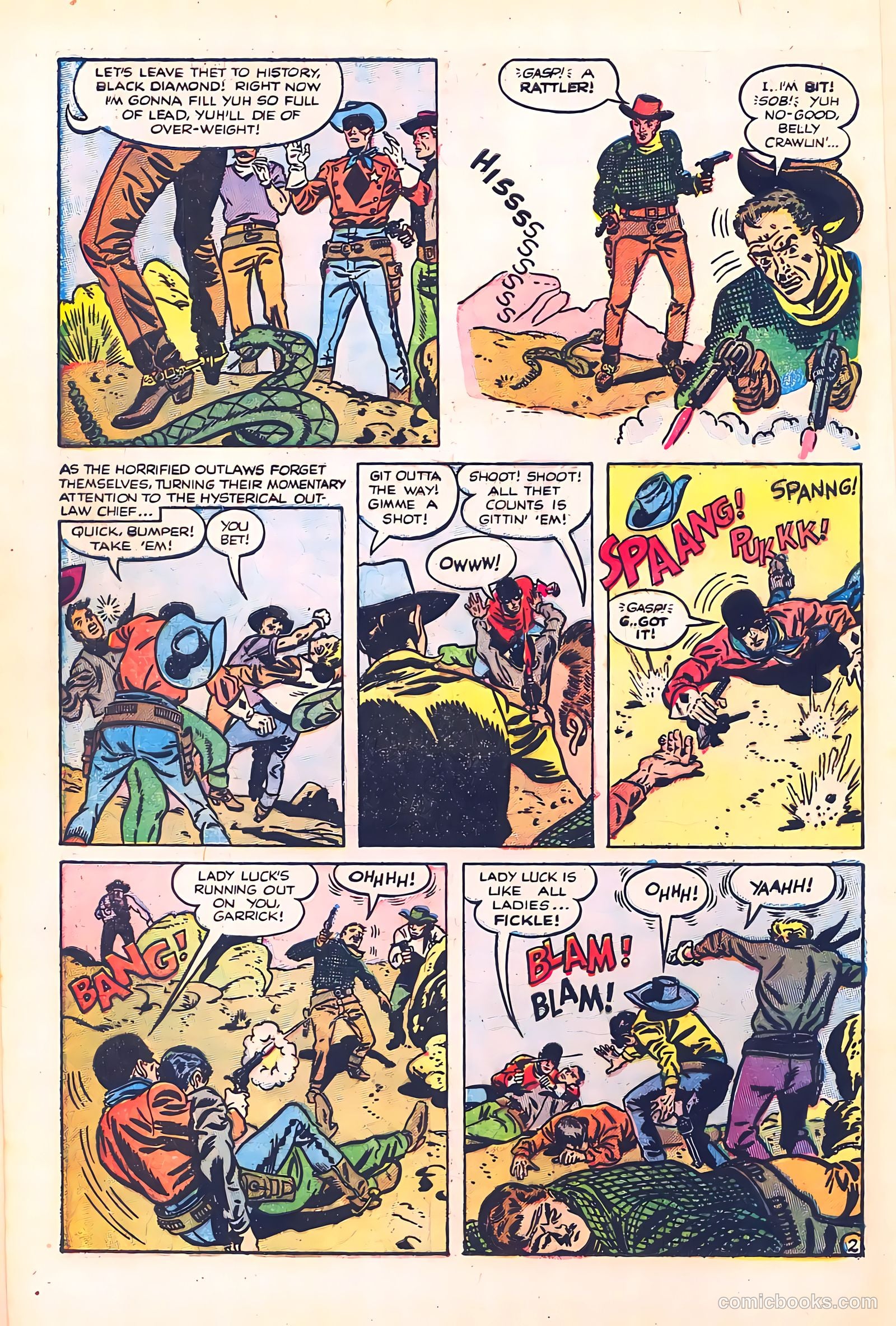Black Diamond Western #50 (1954) — page 4 of 36