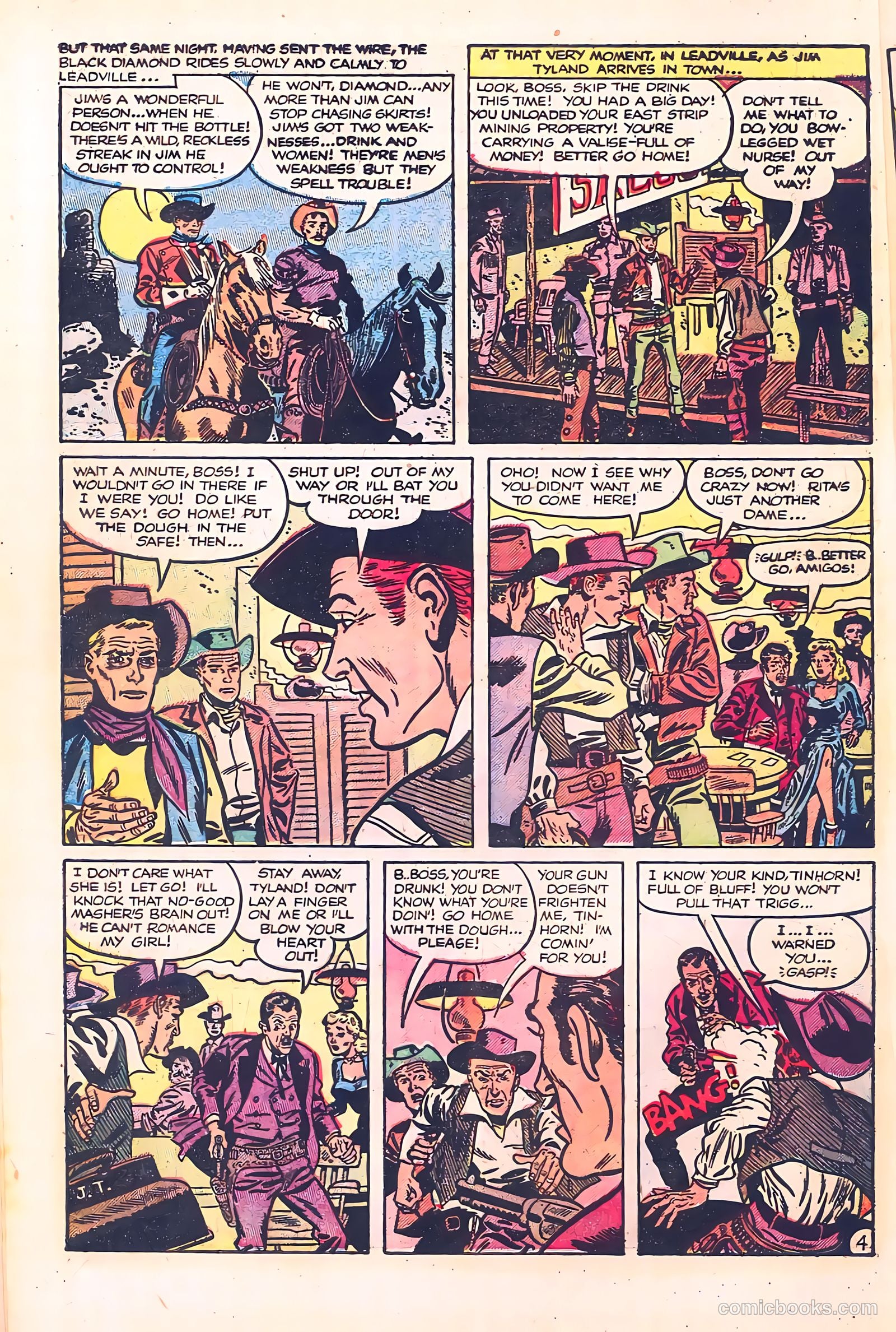 Black Diamond Western #50 (1954) — page 6 of 36