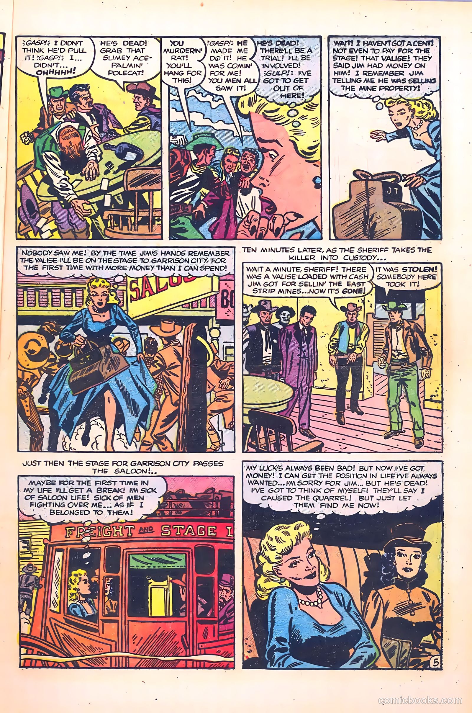 Black Diamond Western #50 (1954) — page 7 of 36