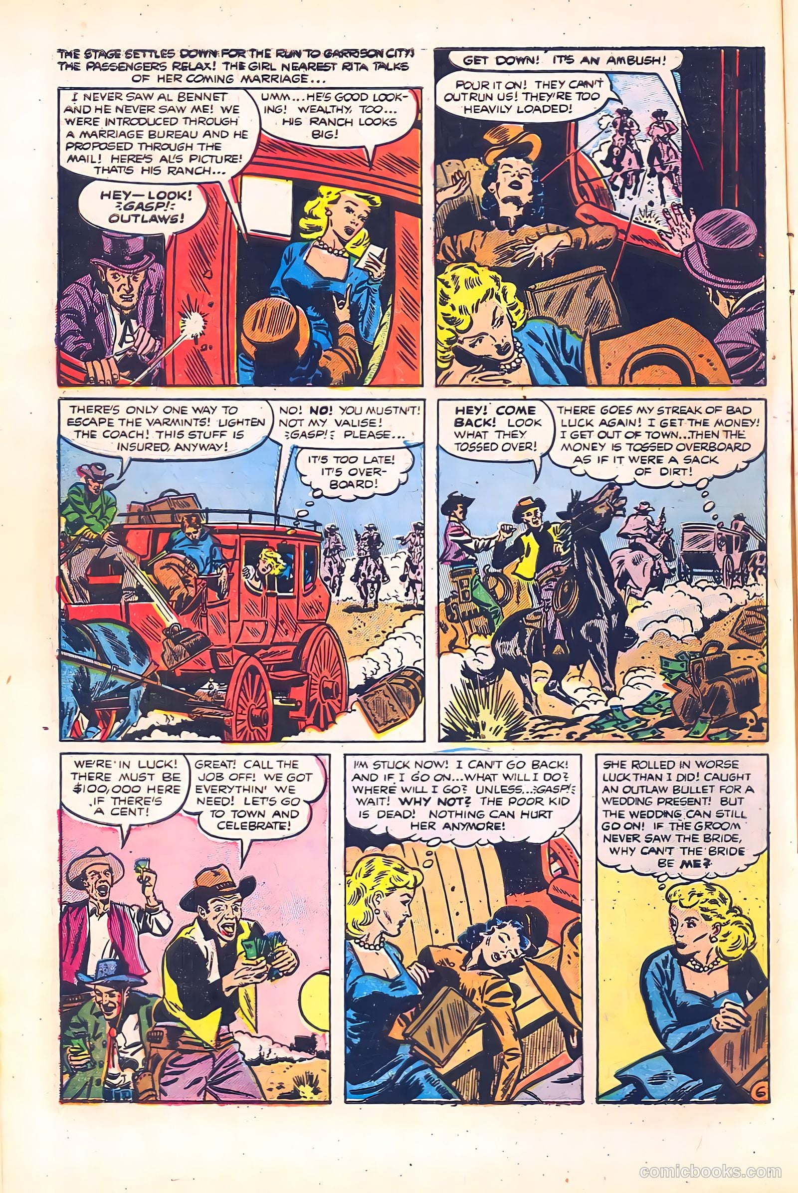 Black Diamond Western #50 (1954) — page 8 of 36