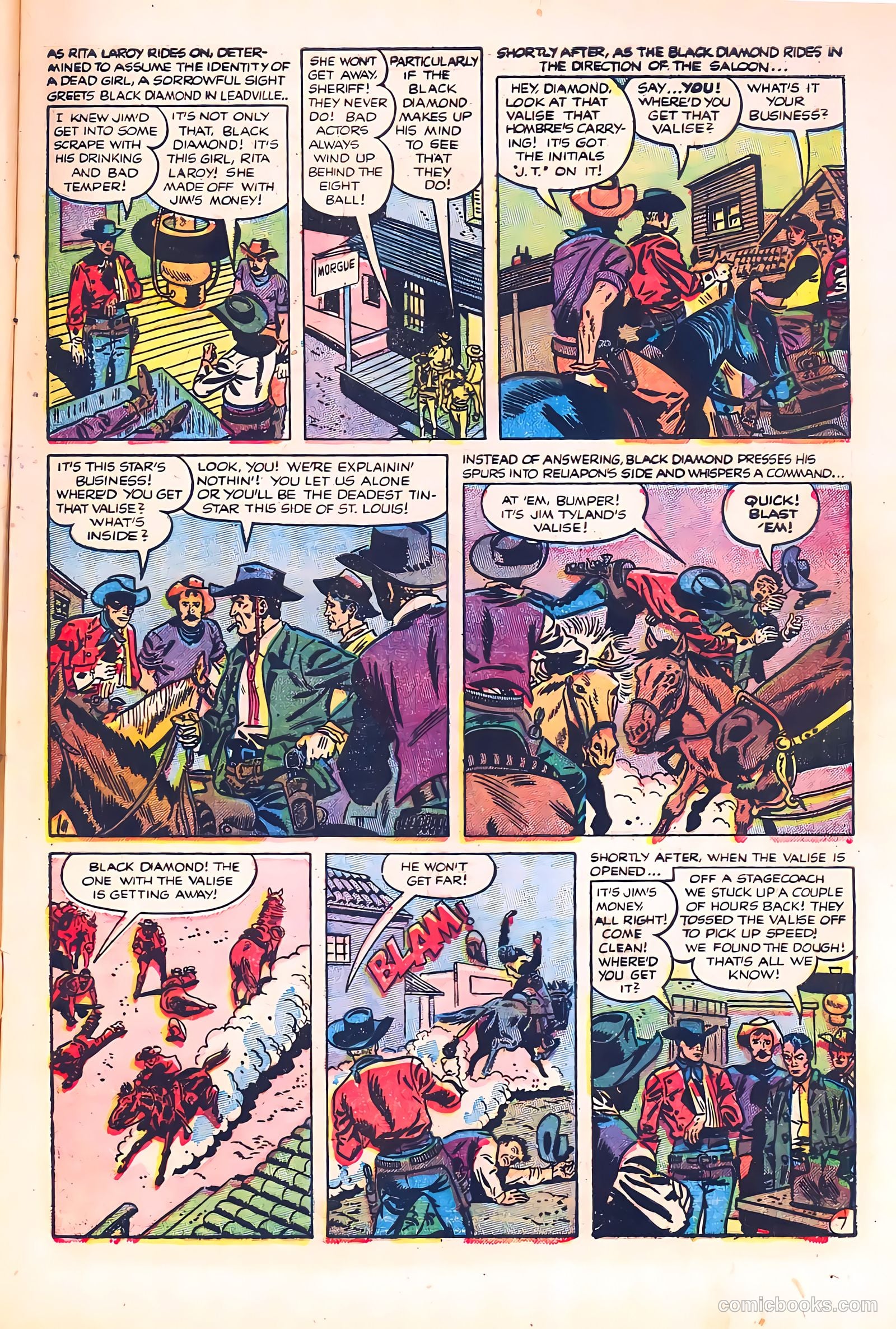 Black Diamond Western #50 (1954) — page 9 of 36